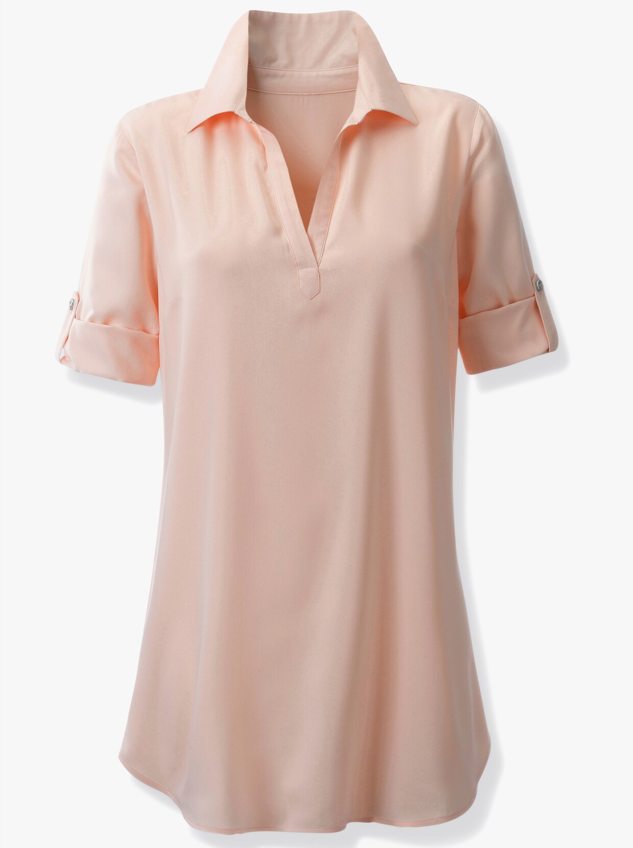 Longline blouse - poudre