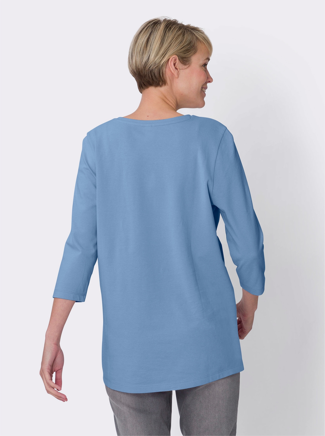 Longshirt - himmelblau