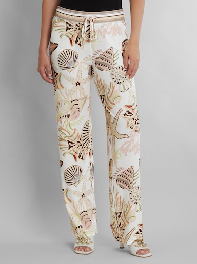 heine Schlupfhose mit Muster - ecru-schlamm-bedruckt