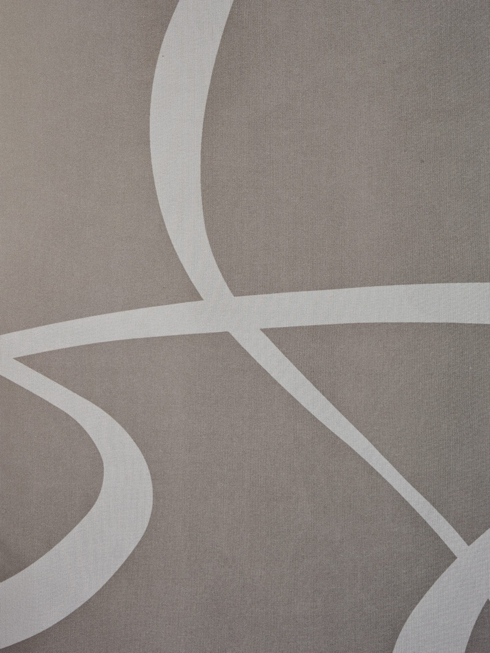 heine home schuifgordijn - taupe/wit