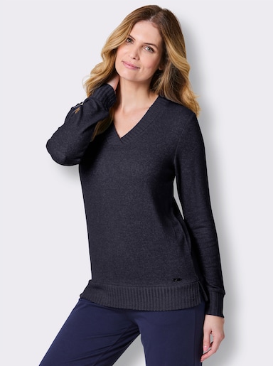 Langarmshirt - marine