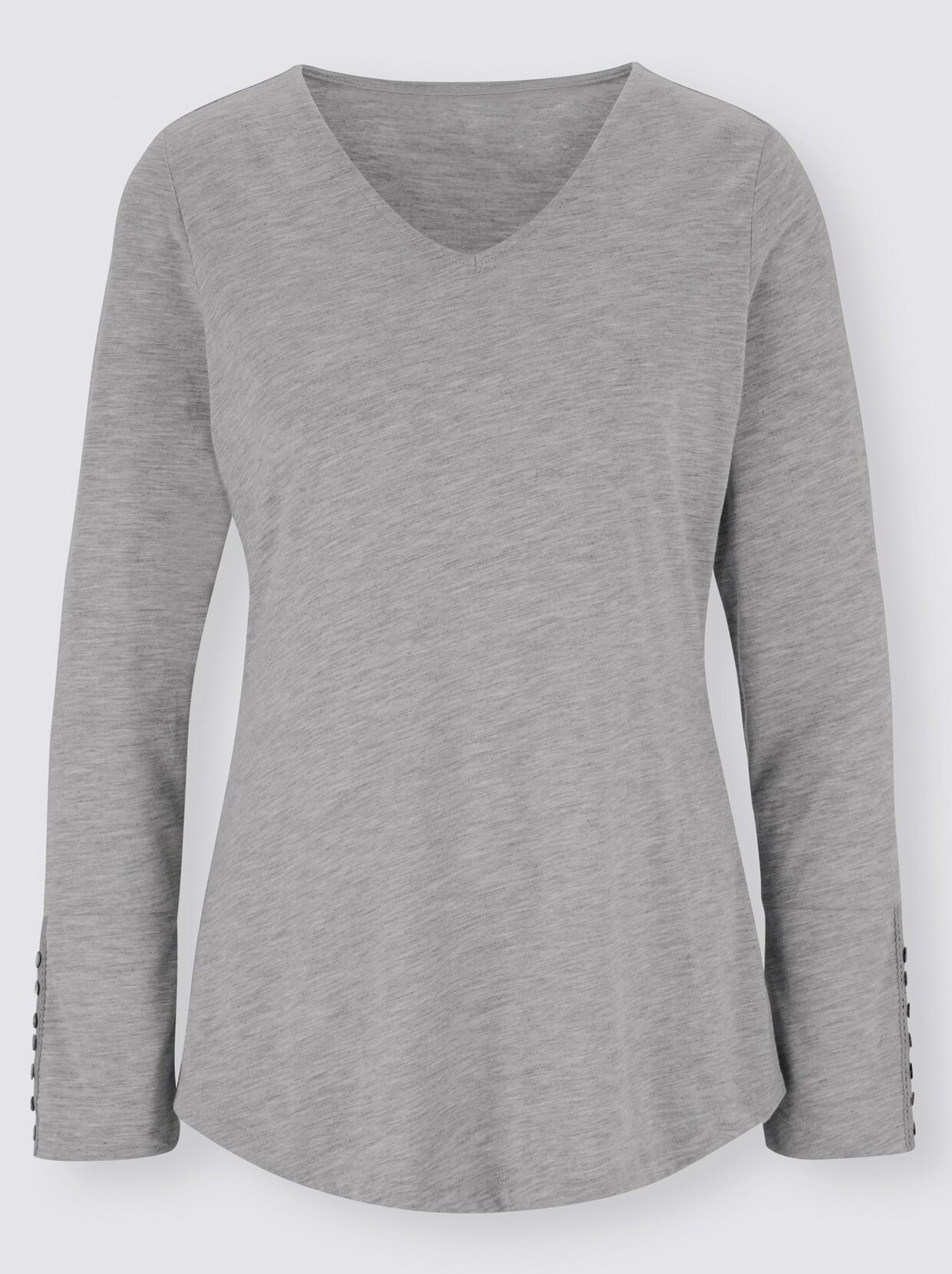 Linea Tesini Shirt - grau-meliert