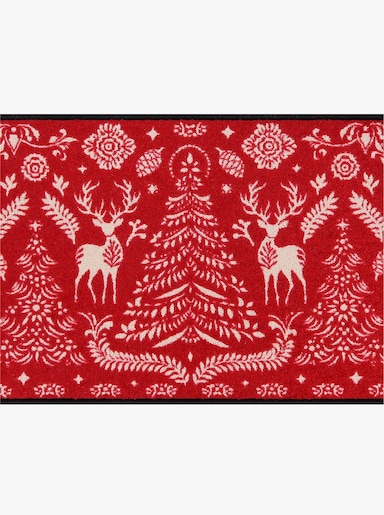 Salonloewe Fußmatte - rot-ecru