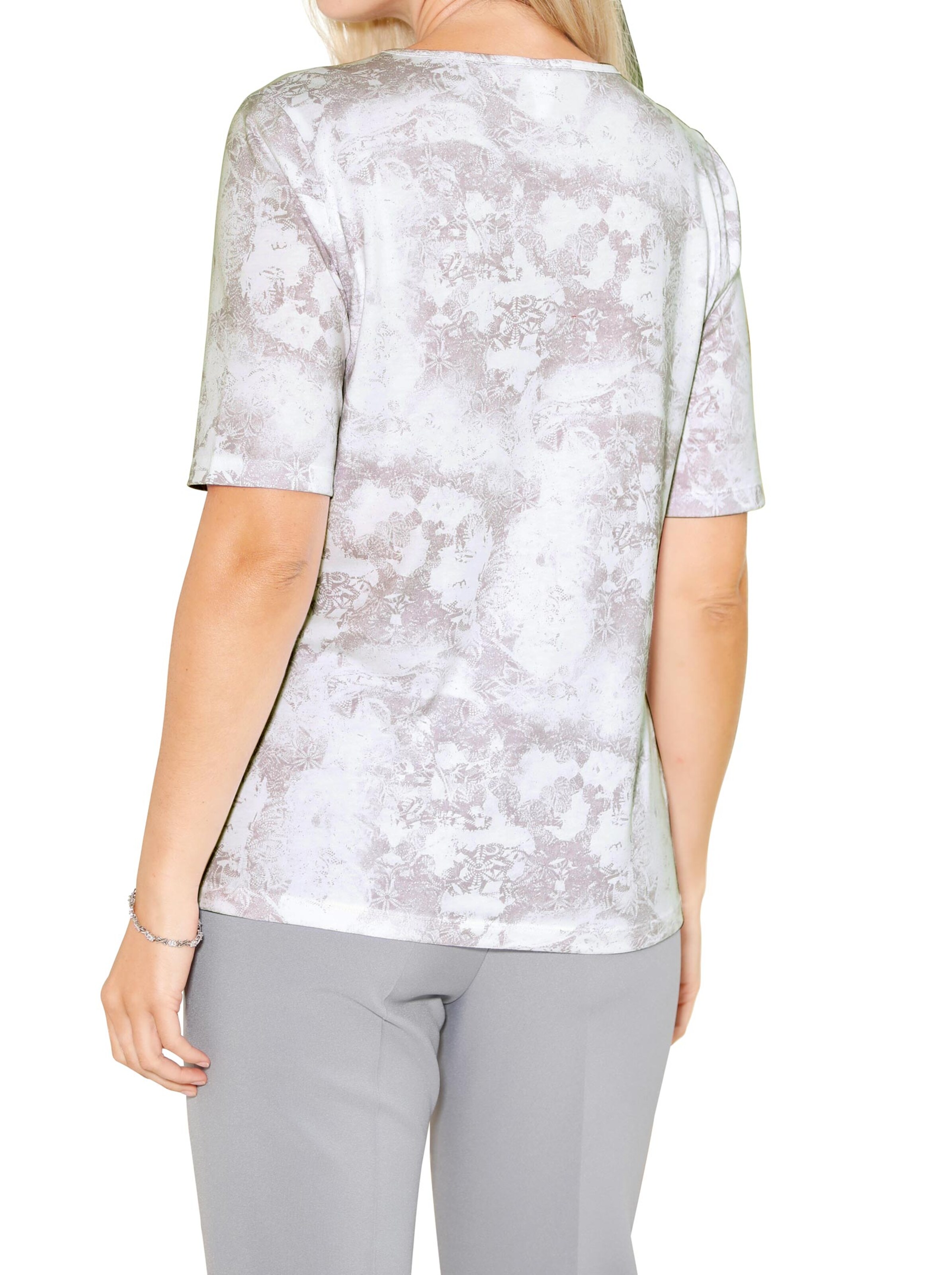 Shirt - ecru-gemustert