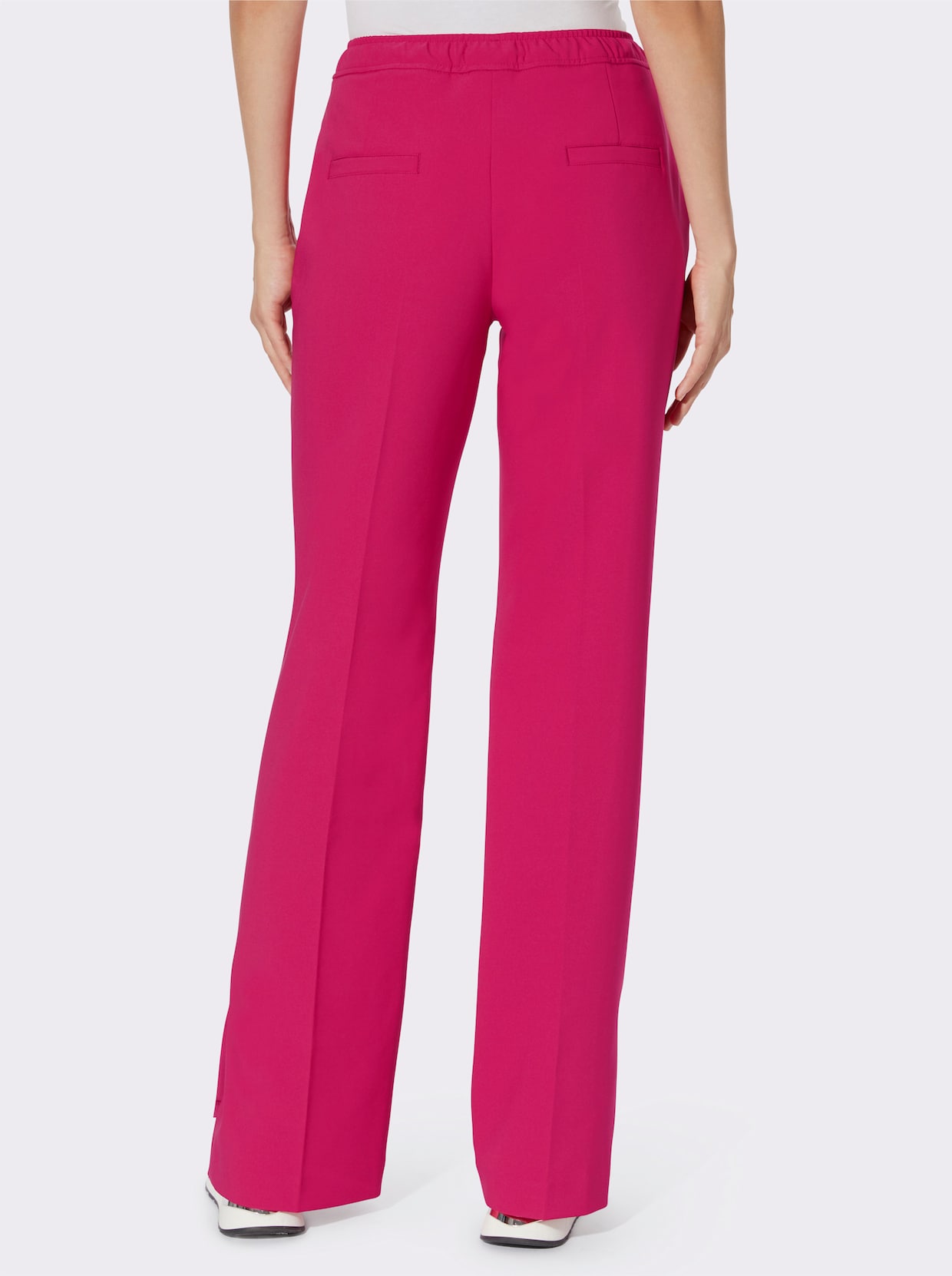 heine Pantalon plissé - fuchsia