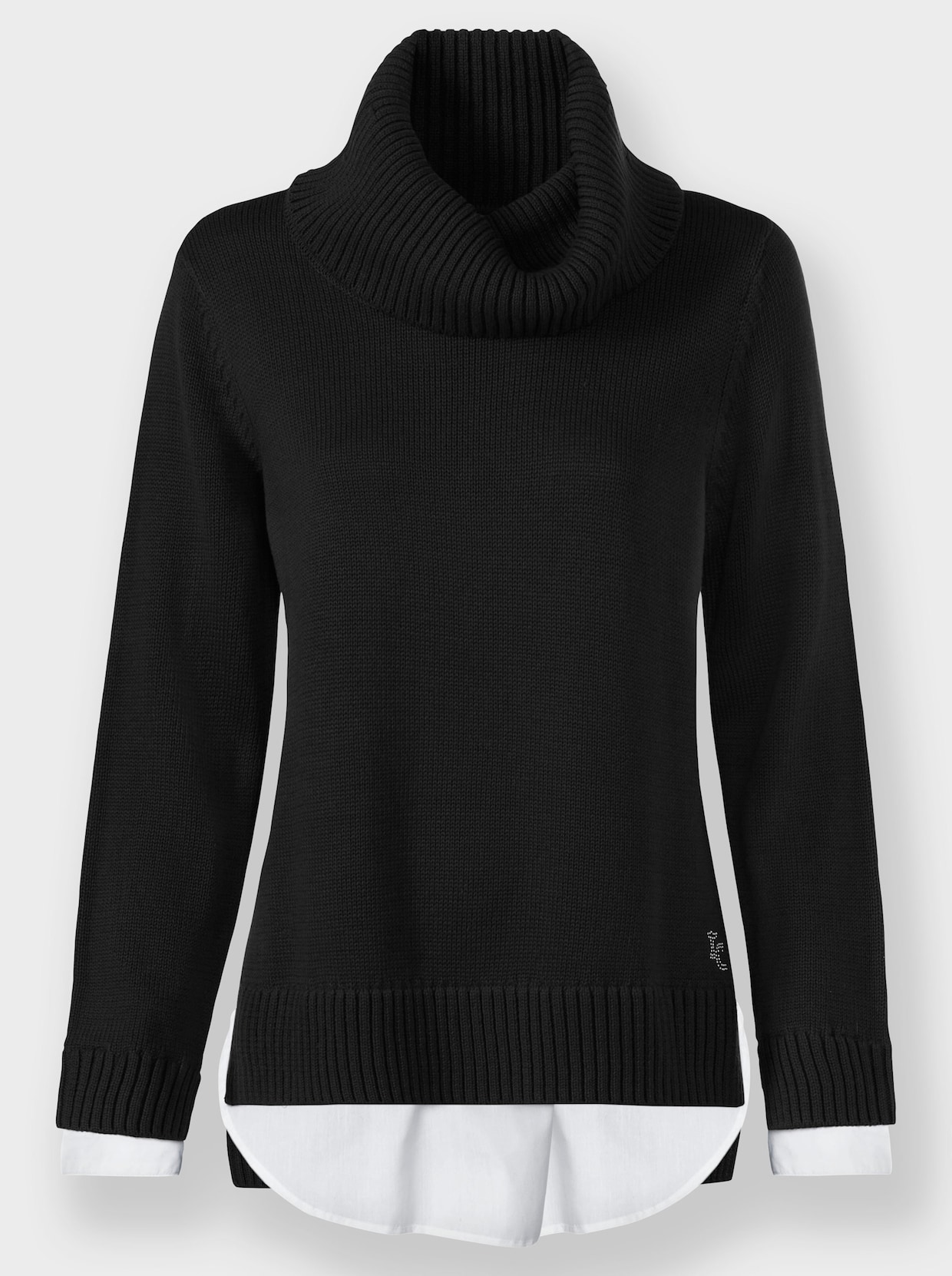 heine 2-in-1-Pullover - schwarz