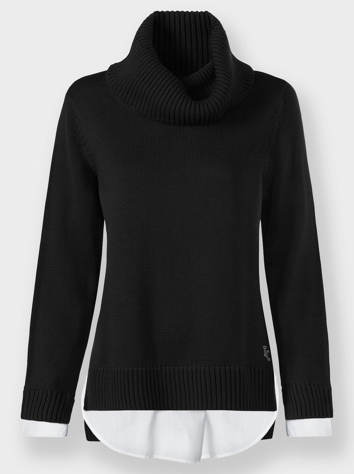 heine pull à col roulé - noir