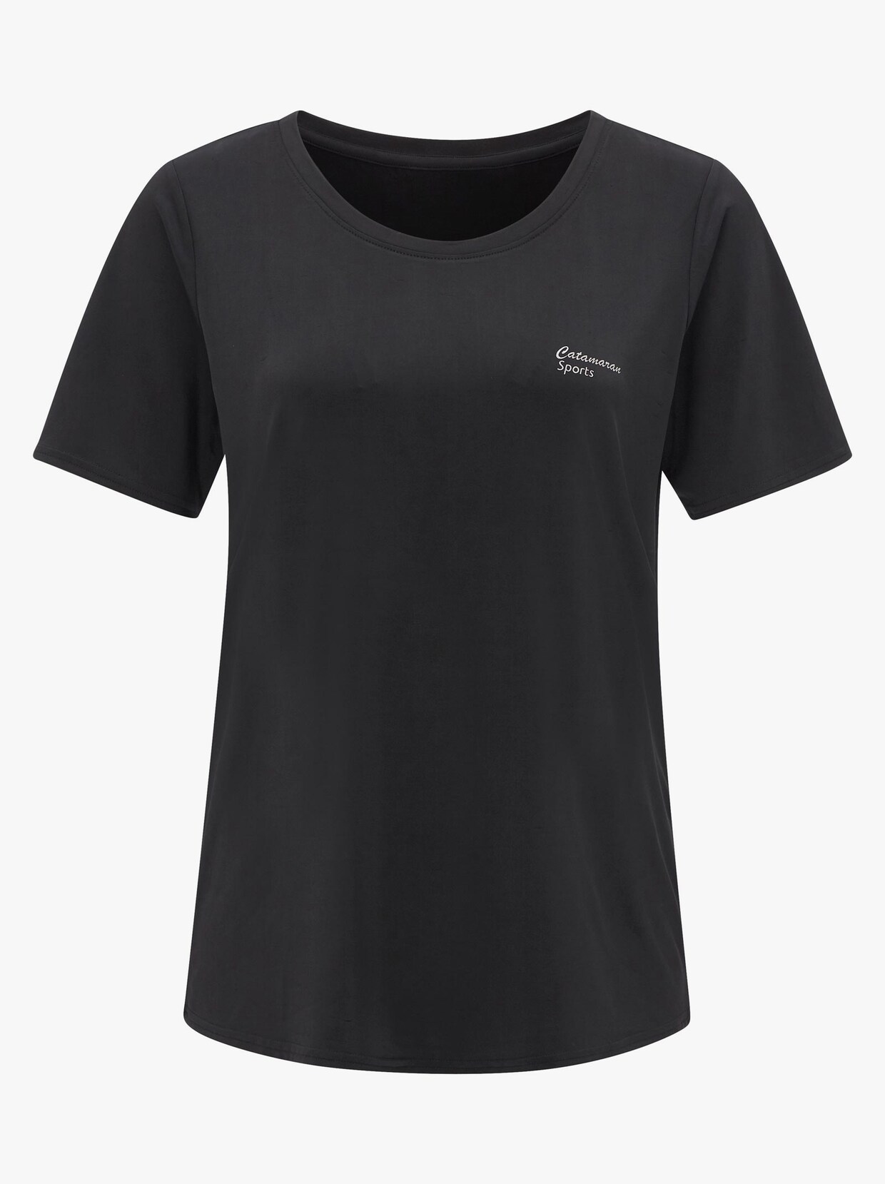 Catamaran Sports Freizeitshirt - schwarz + grau-meliert