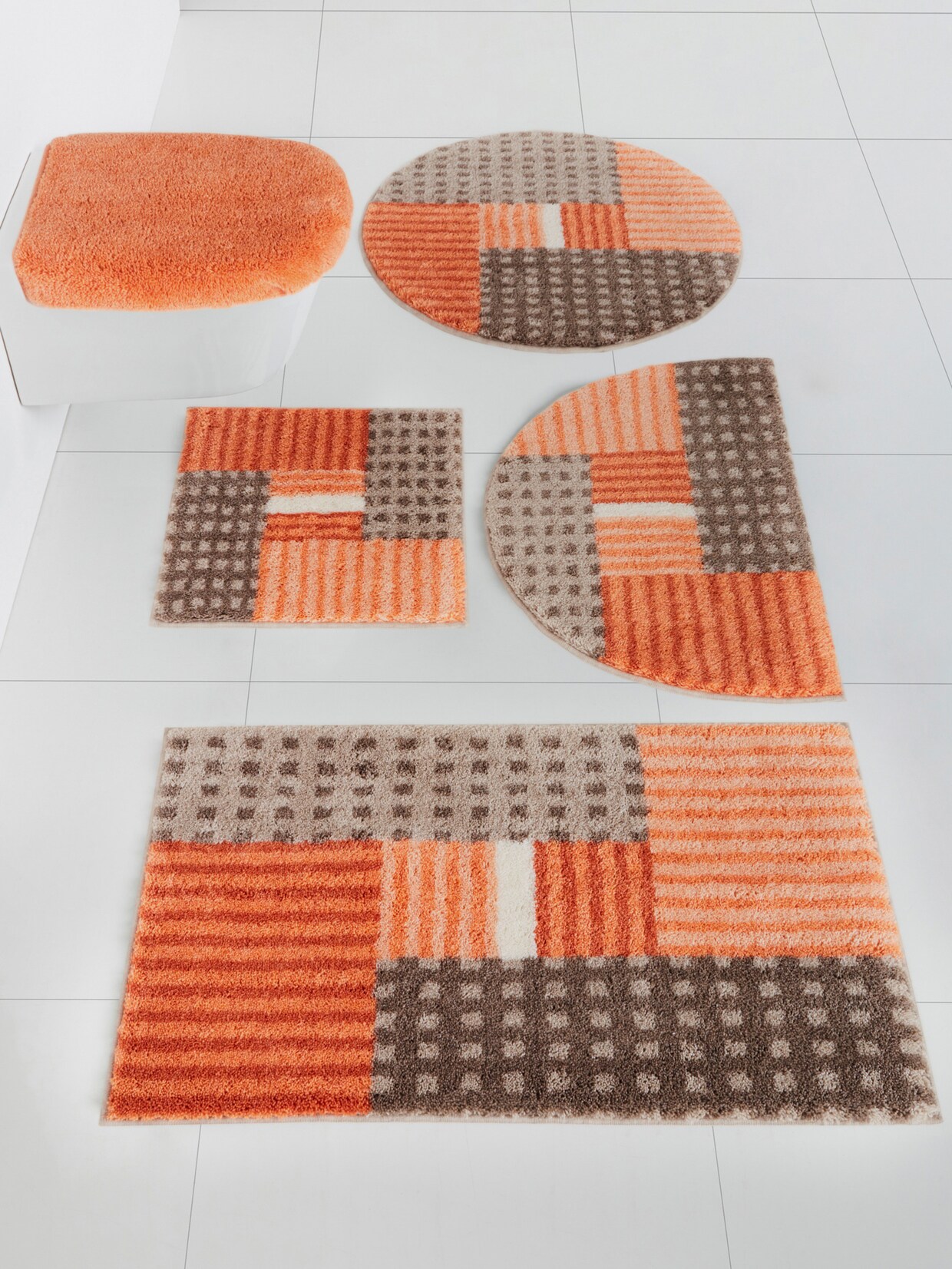 Grund Badgarnitur - orange-natur