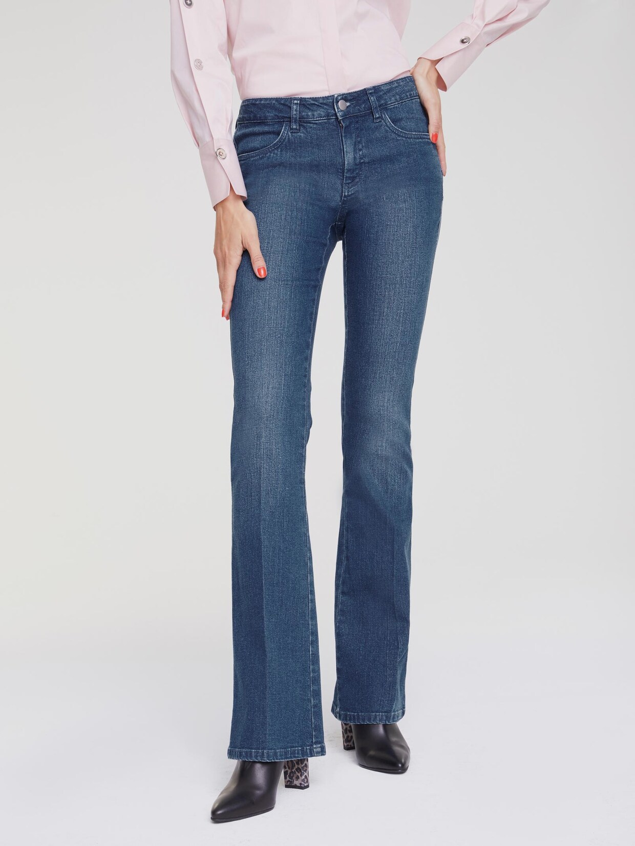 Rick Cardona Bauchweg-Jeans - blue denim