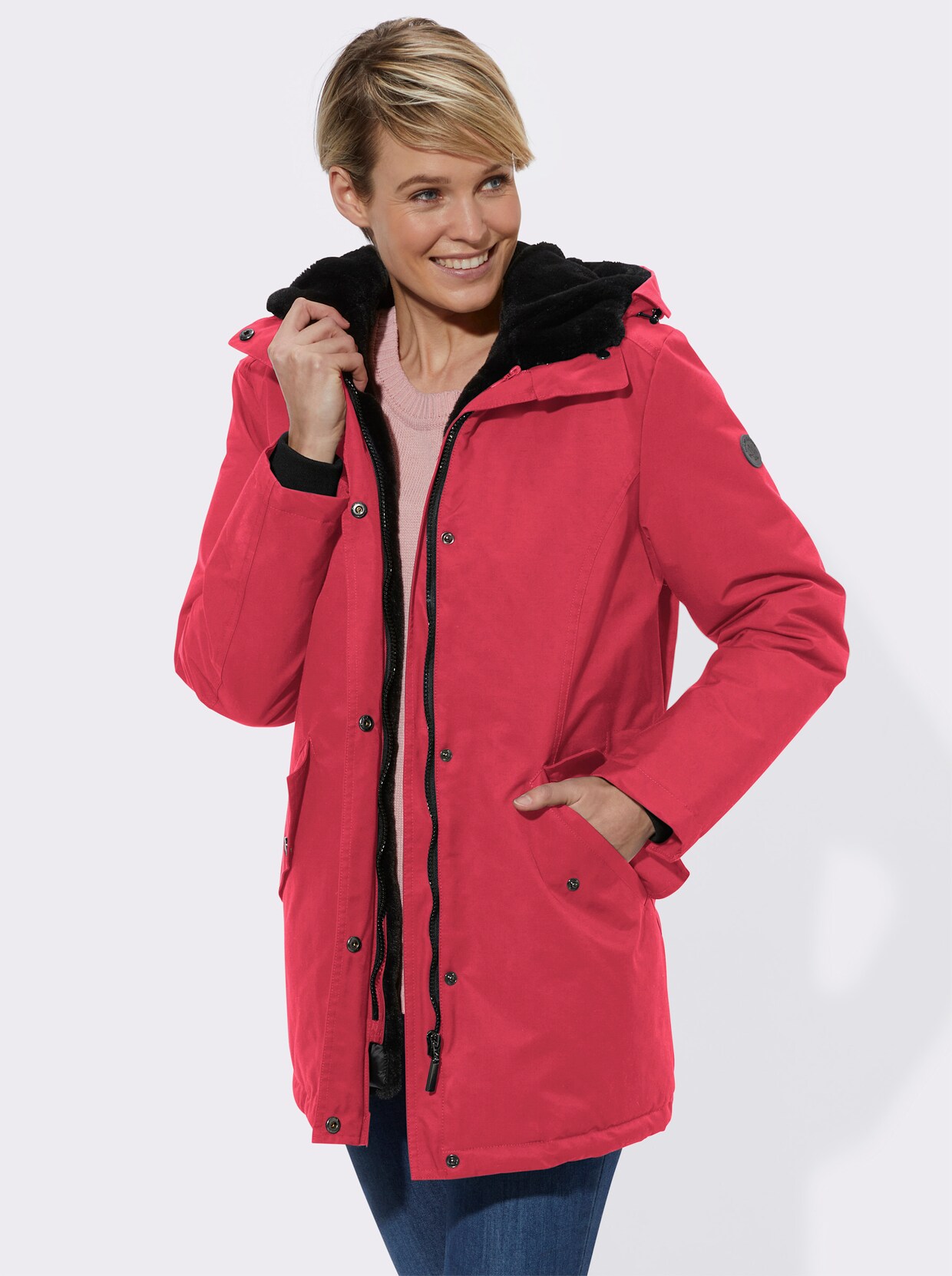 Green Goose Outdoorjacke - erdbeere