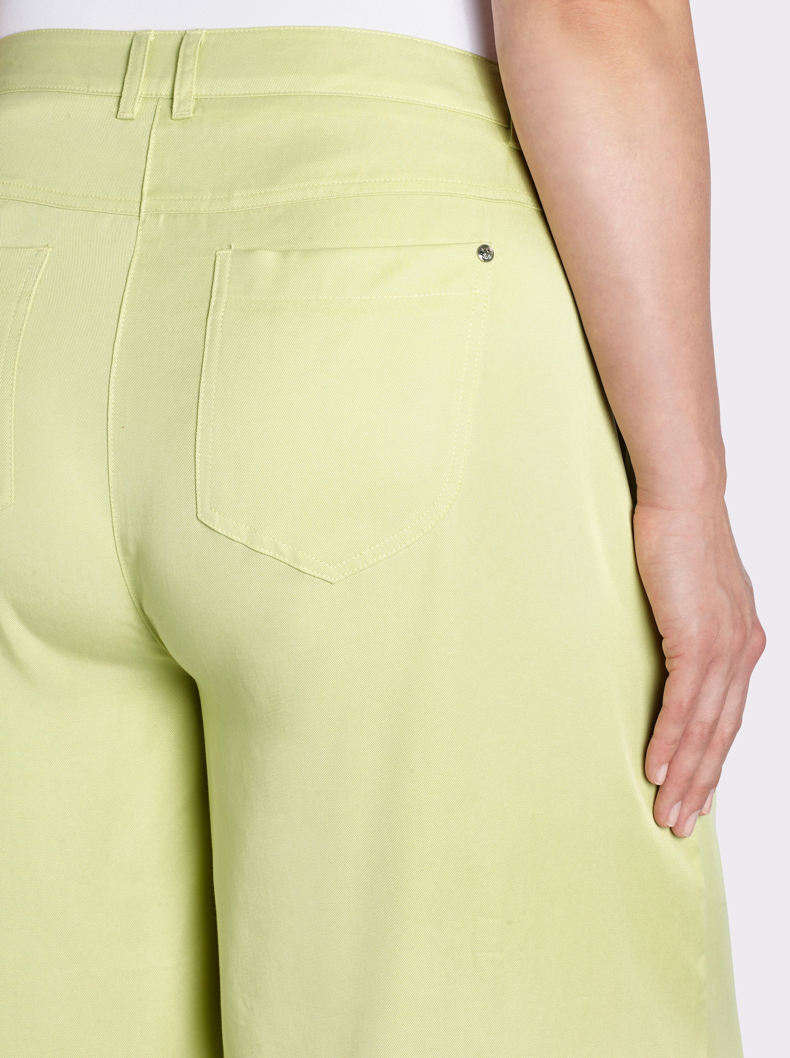 sheego Culotte in 7/8-Länge - pistazie