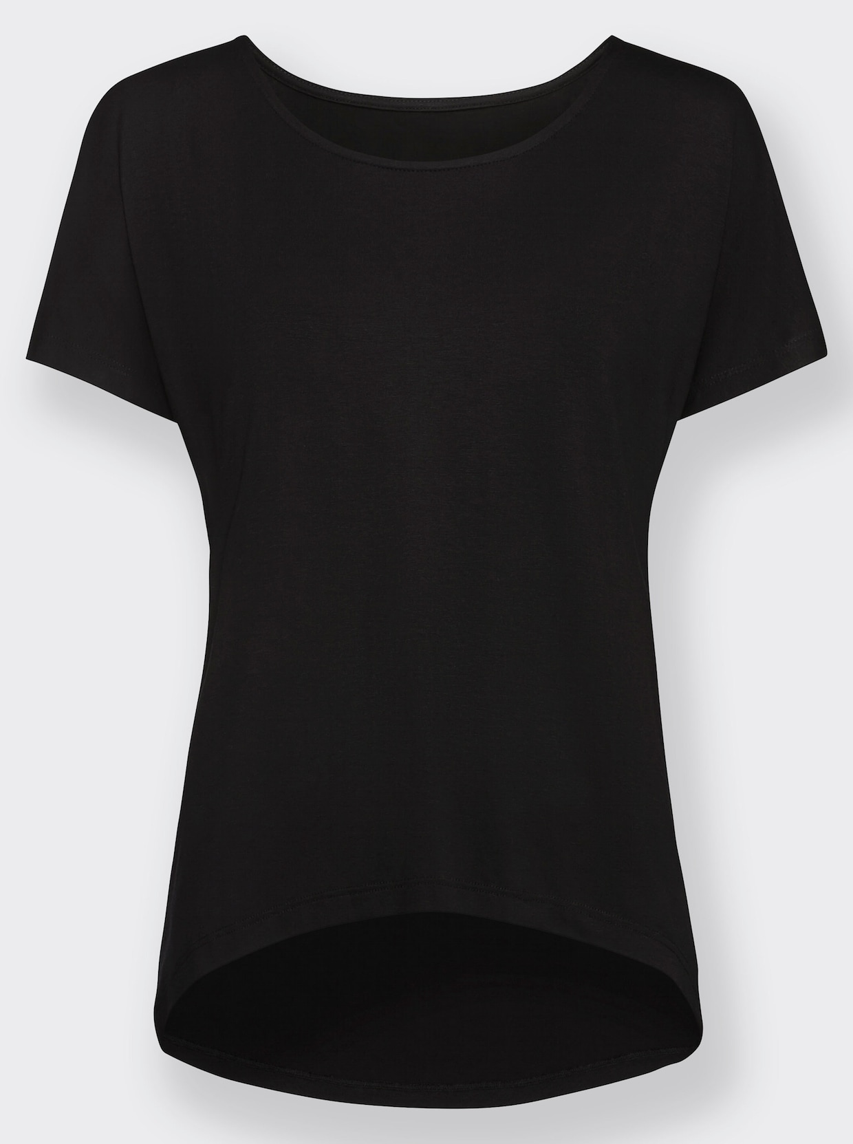 2-in-1-shirt - zwart