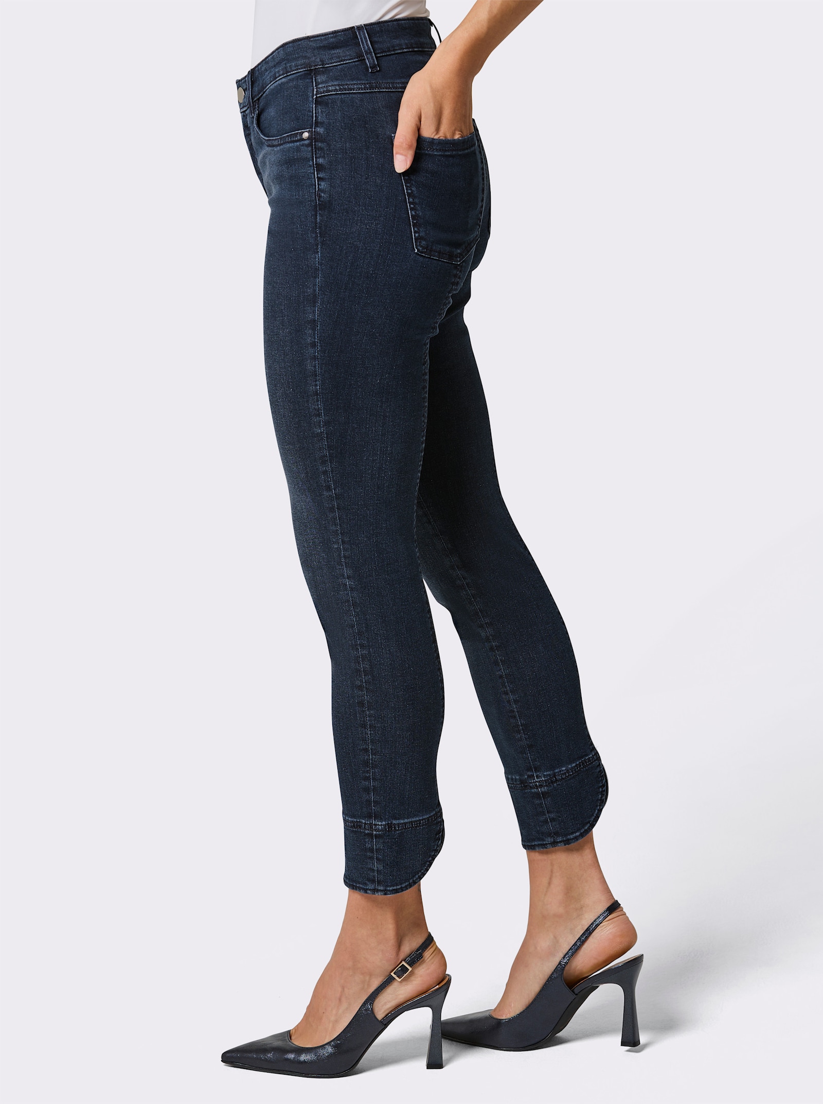 Ascari Jeans in Stretch-Denim-Qualität - dark blue