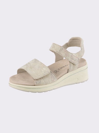 Caprice Sandalette - beige-gemustert