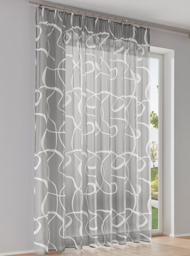 heine home Dekostore - grau-weiß