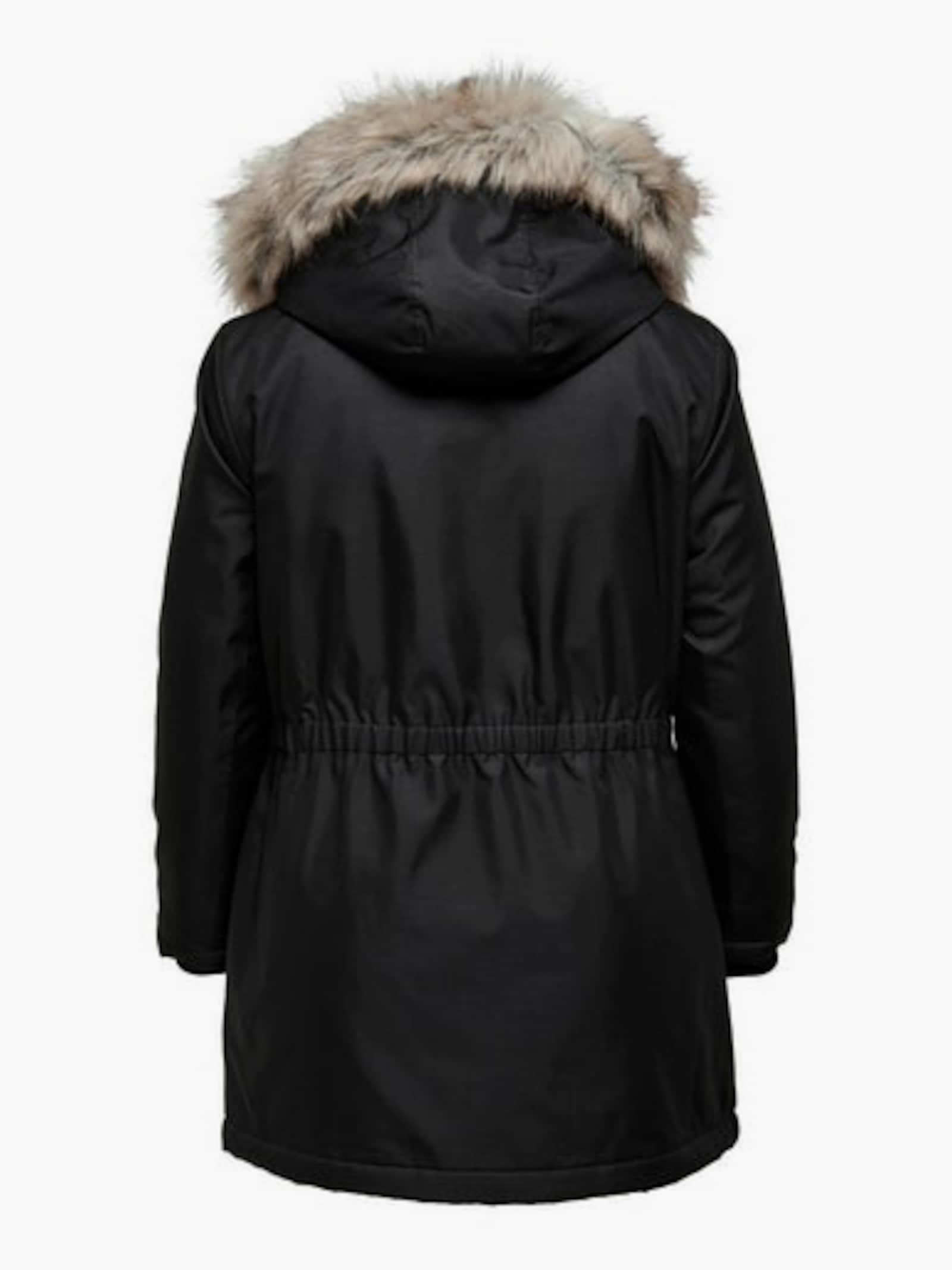 ONLY CARMAKOMA Parka - black detail:nature fur