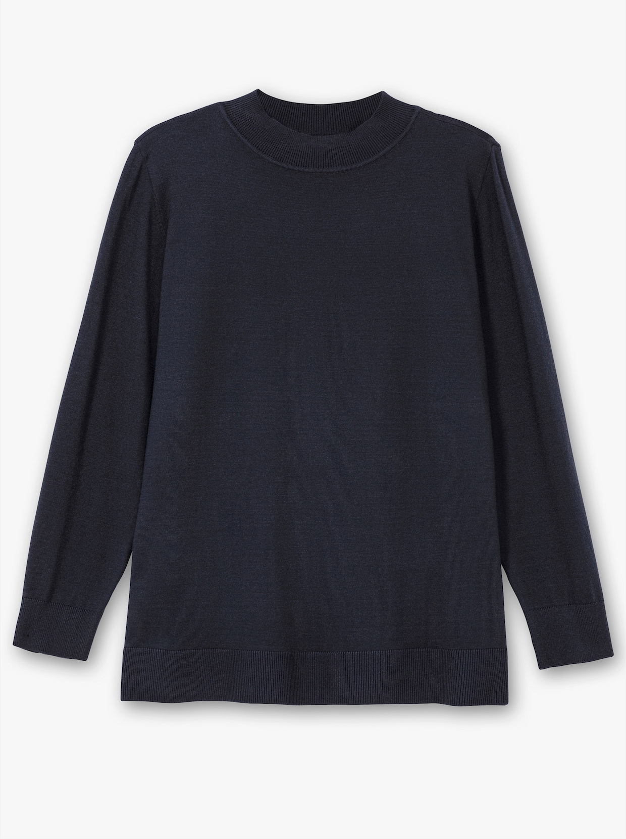 sheego Feinstrickpullover - tiefblau