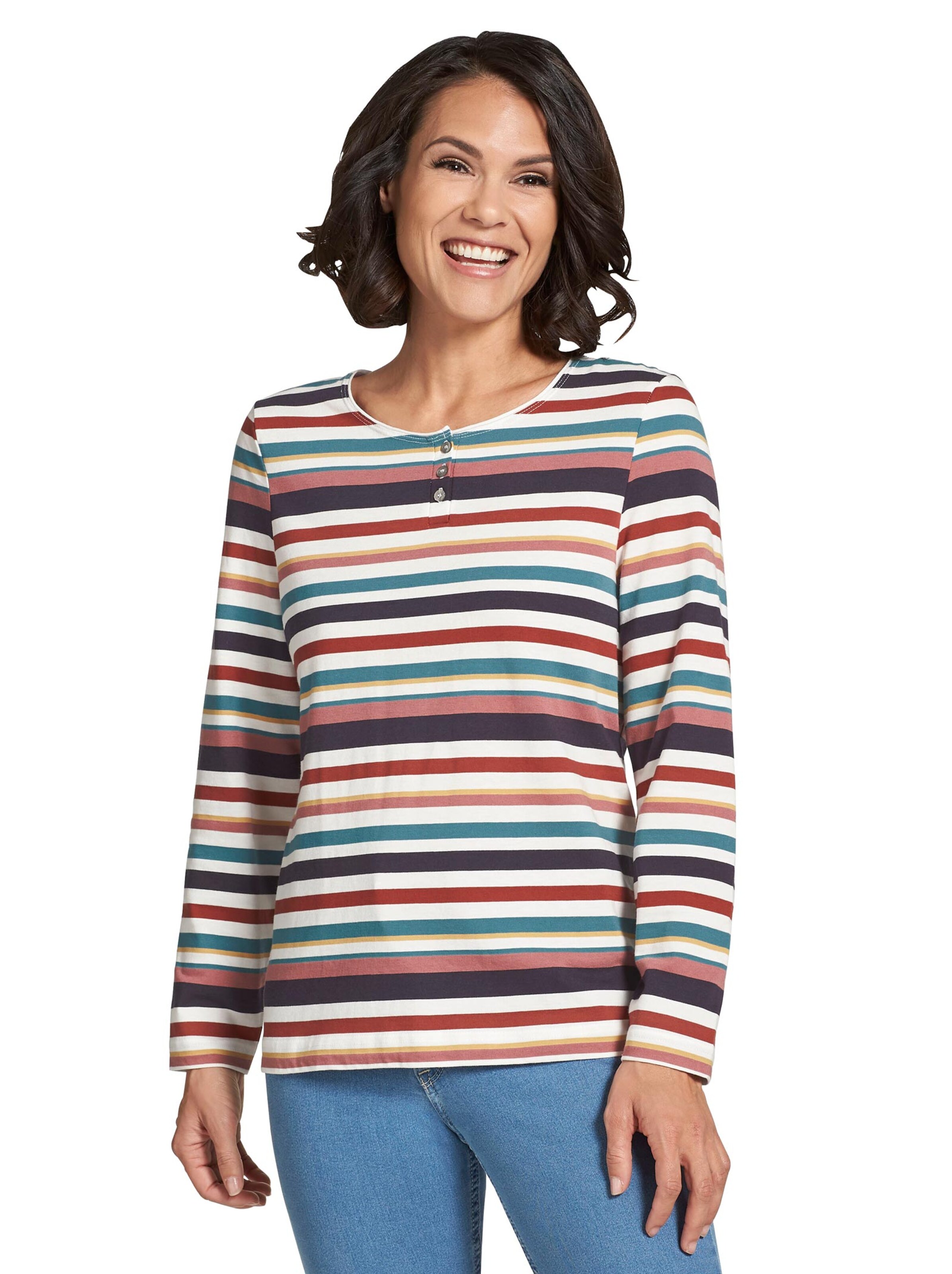 Shirt - bunt-geringelt