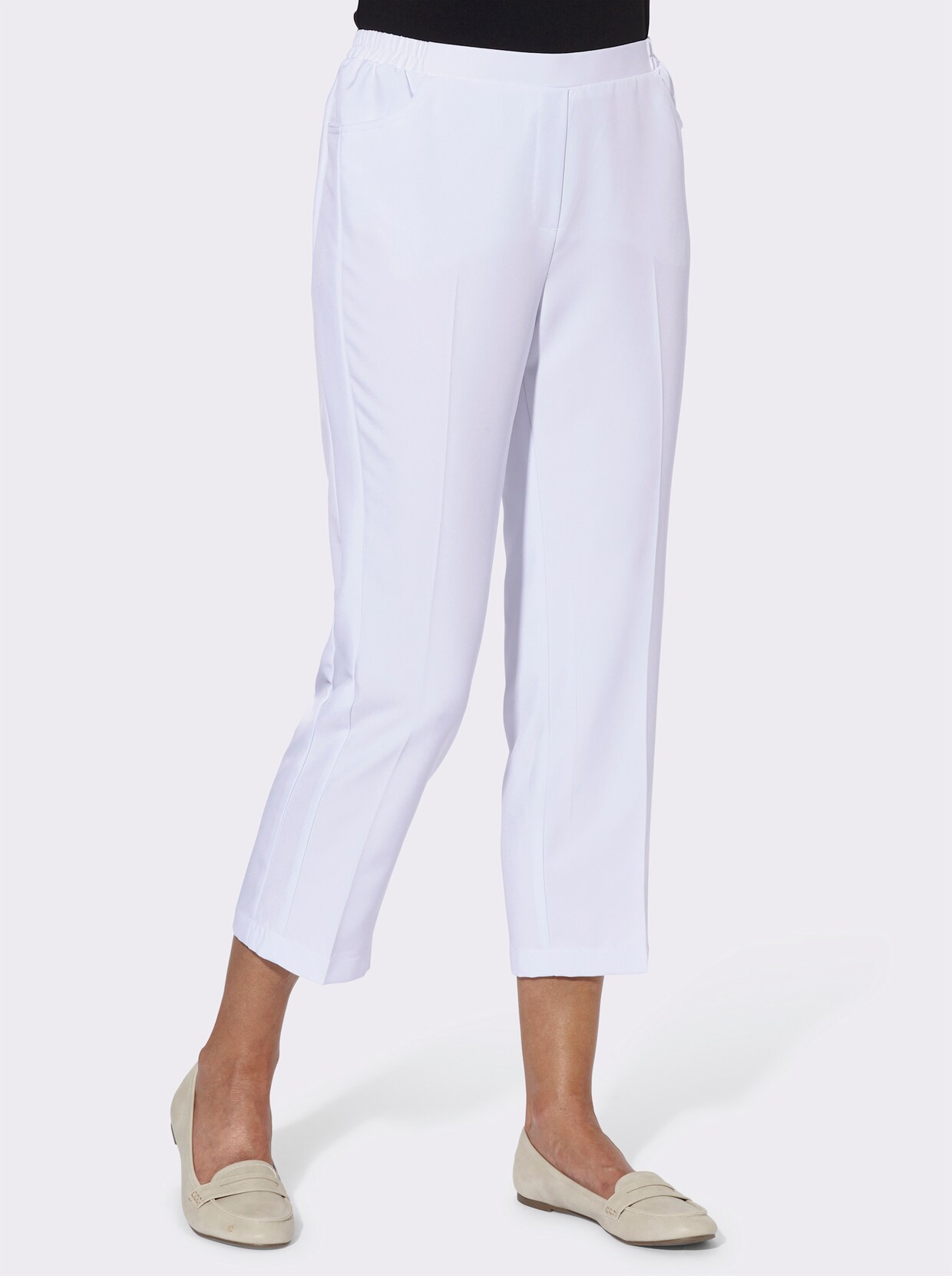 Caprihose - weiß