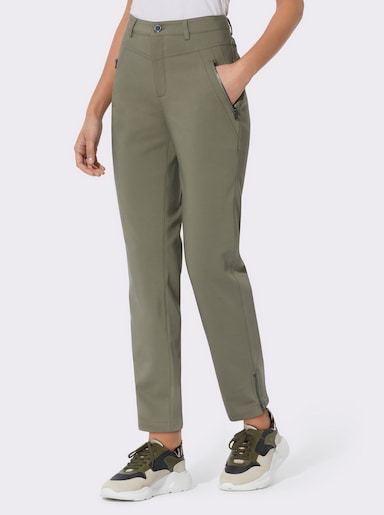 Hose mit Miedereinsatz - khaki