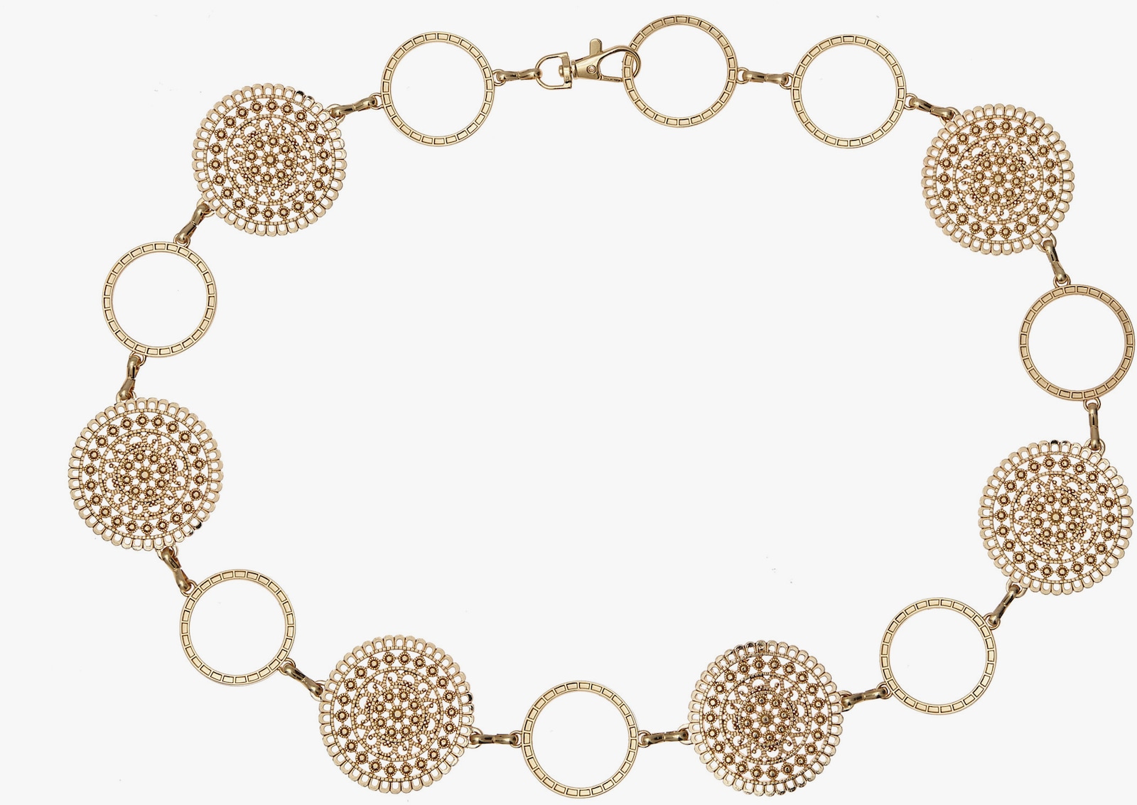 LASCANA Ceinture à chaîne - couleur doré