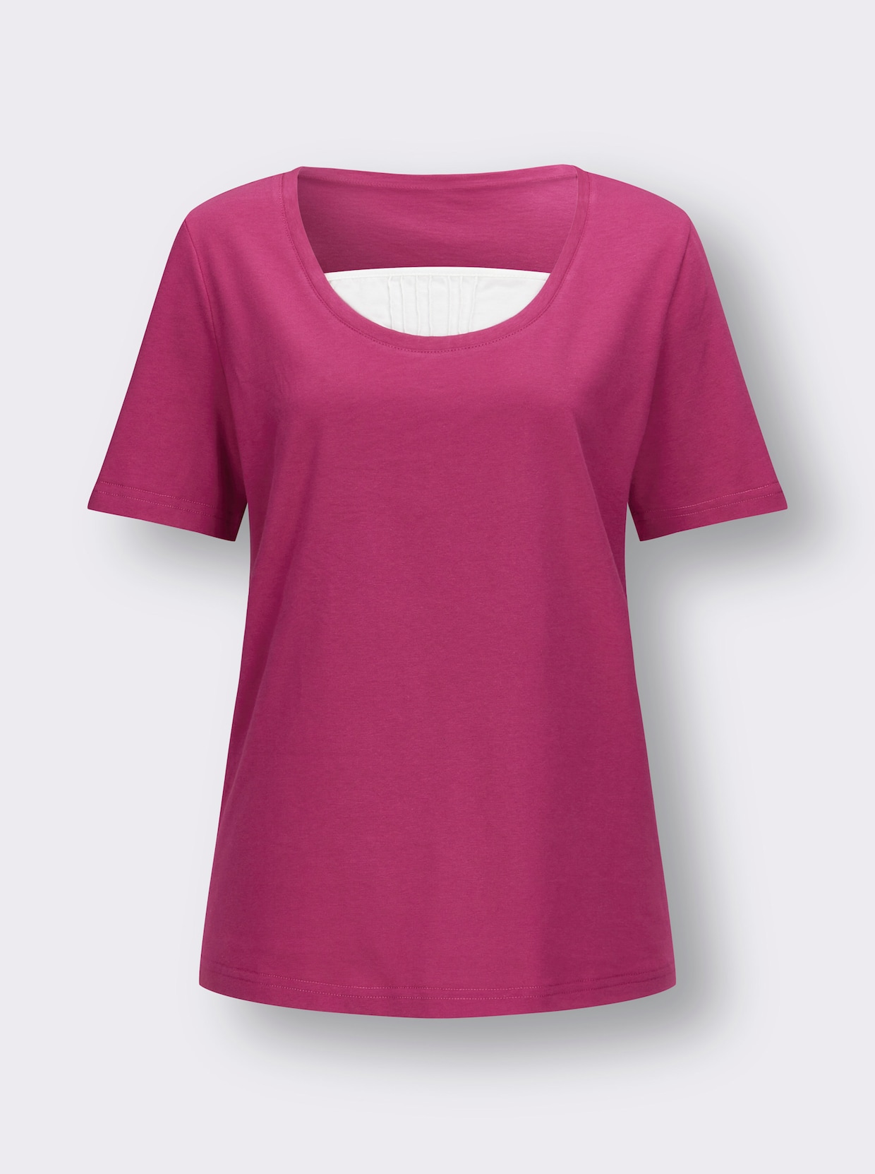 2-in-1-shirt - fuchsia