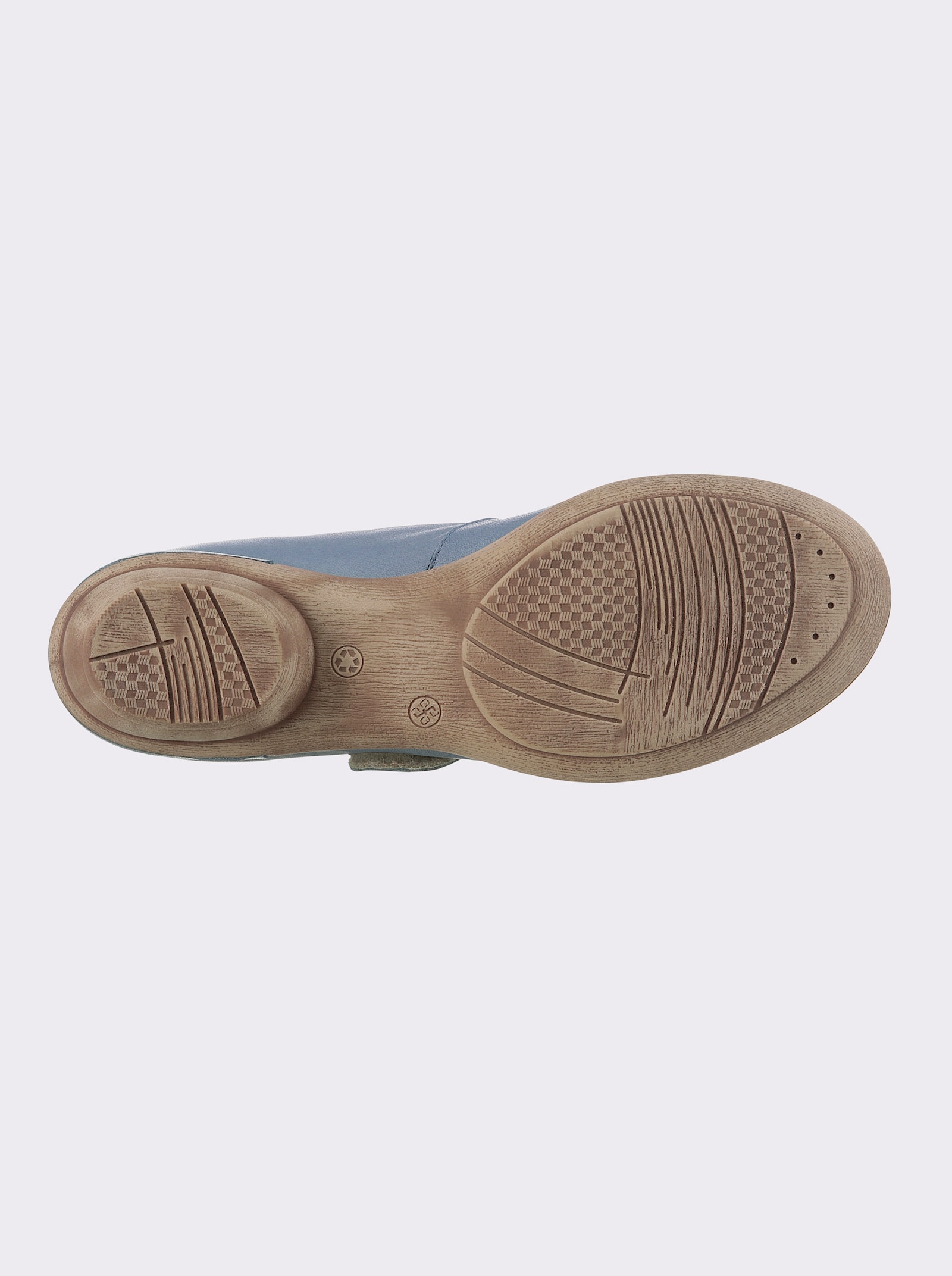 Gemini Pumps met klittenbandsluiting - hemelsblauw