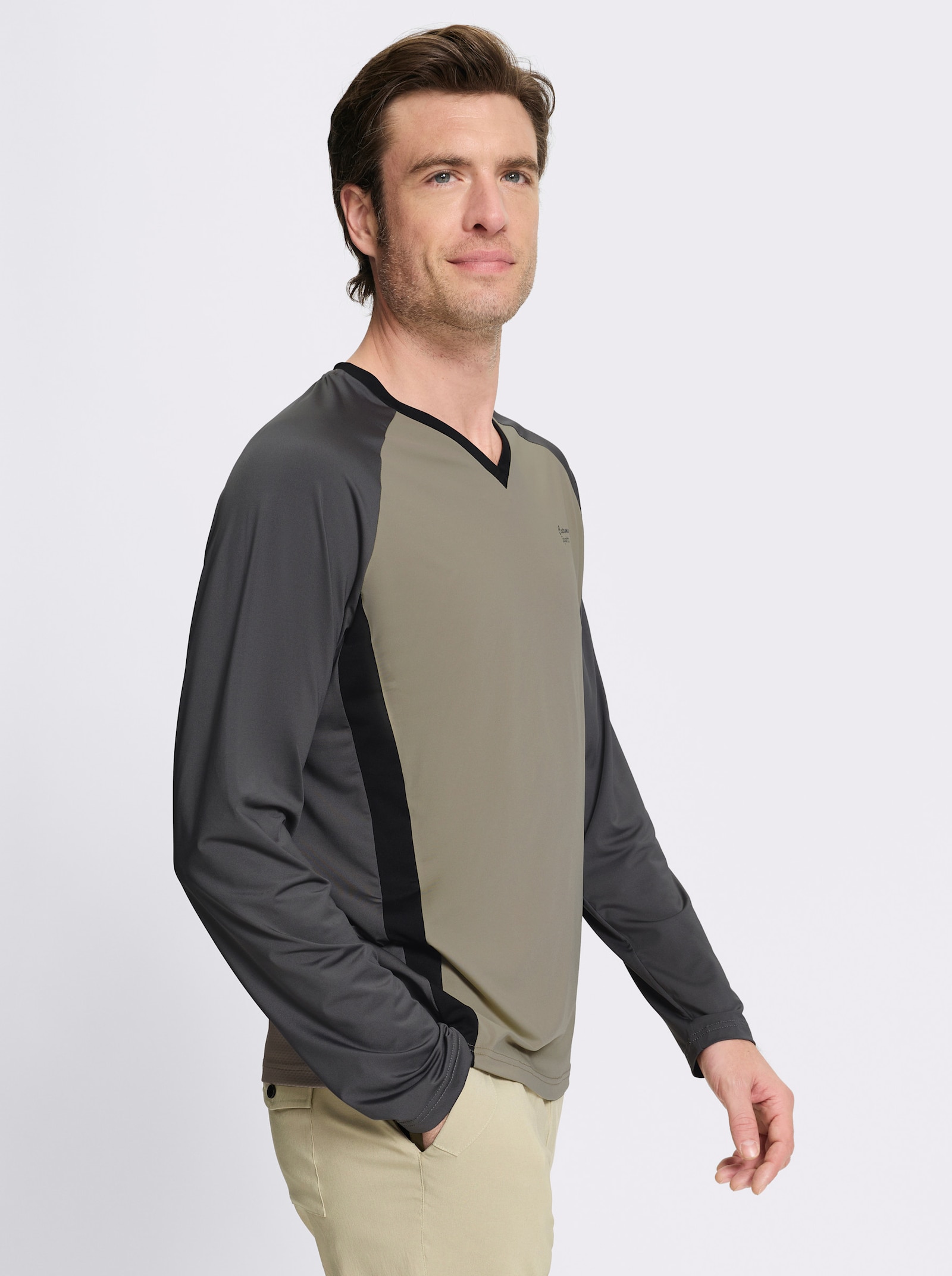 Catamaran Sports Funktionsshirt - schlamm-anthrazit