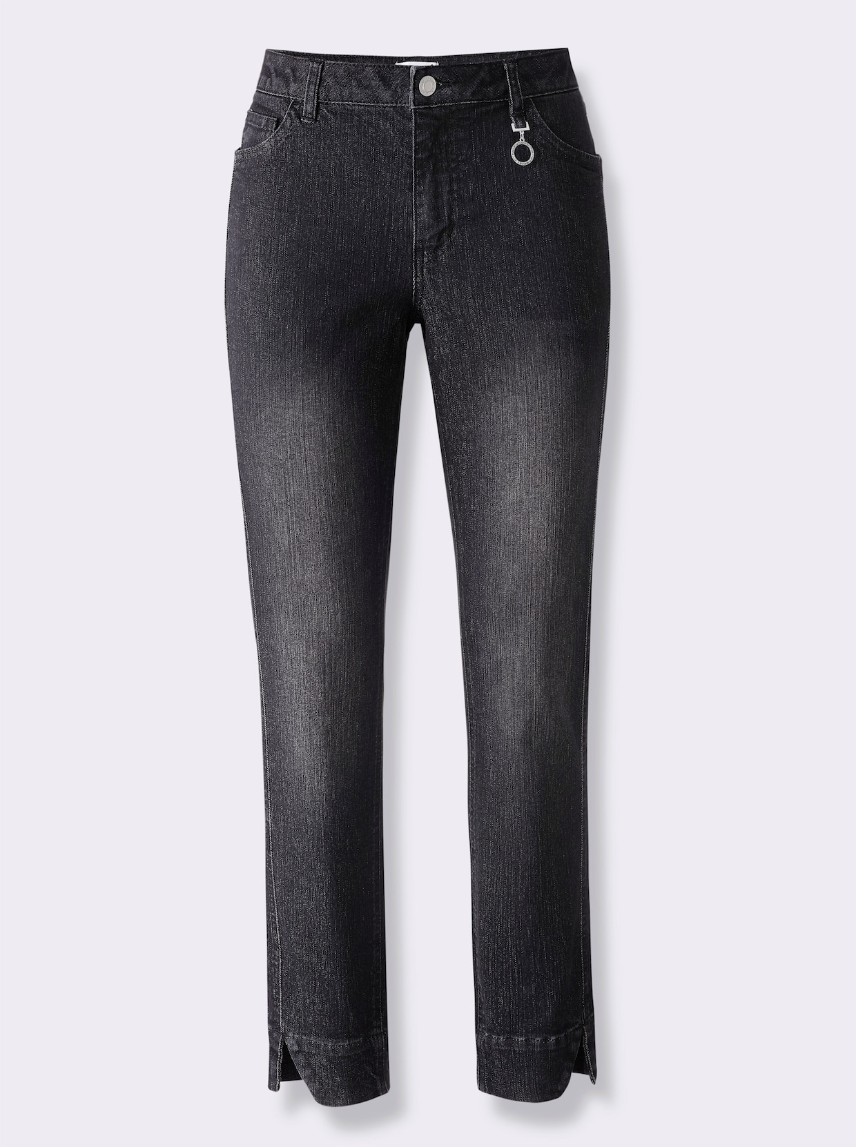 7/8-Jeans - black denim