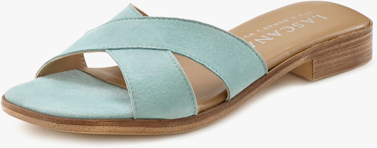 LASCANA Mules - turquoise clair