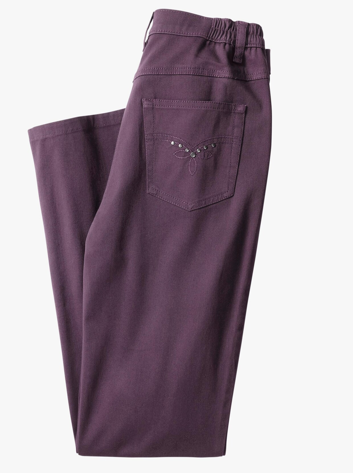 5-Pocket-Jeans - aubergine