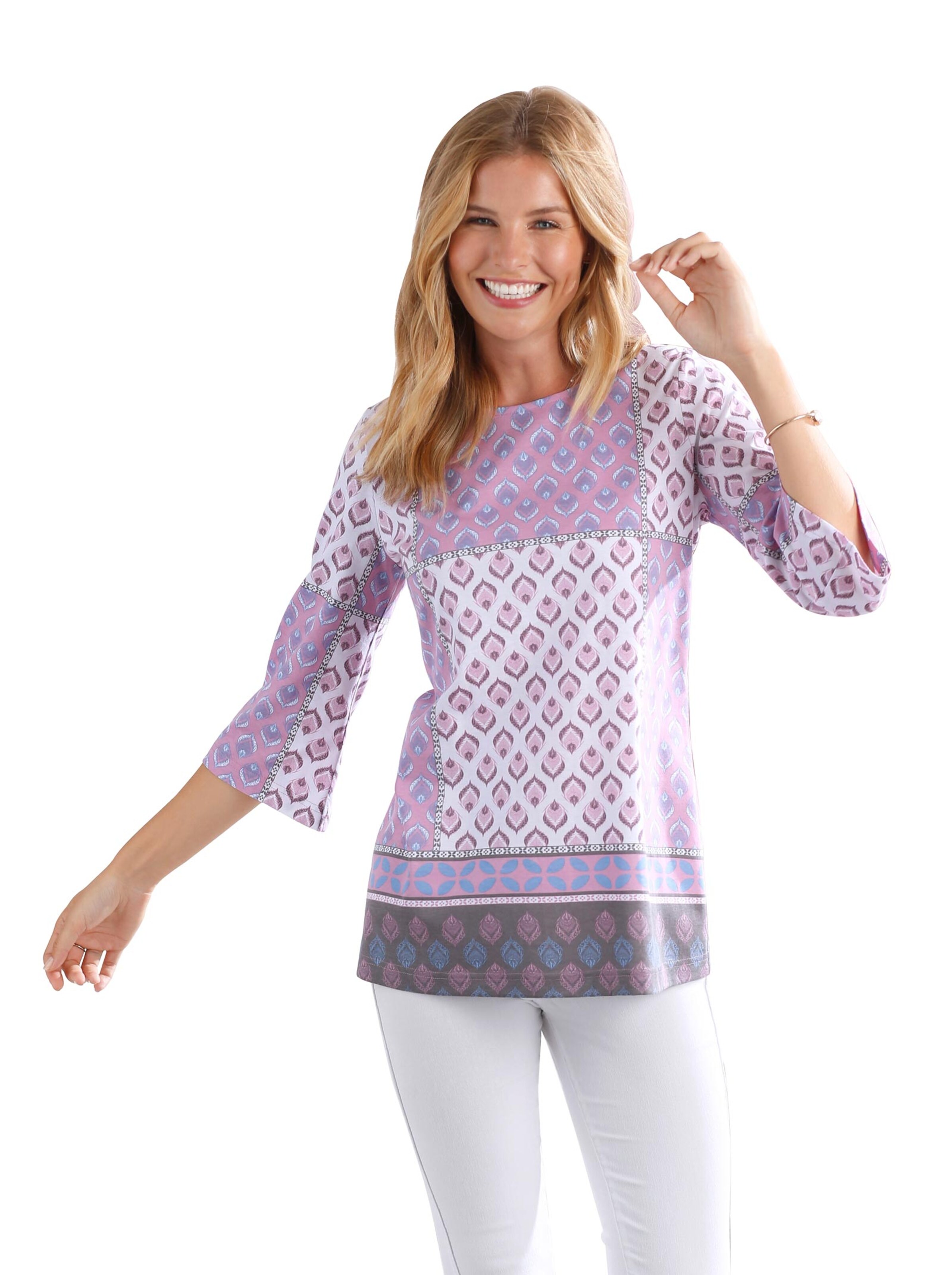 Shirt - rosé-gemustert