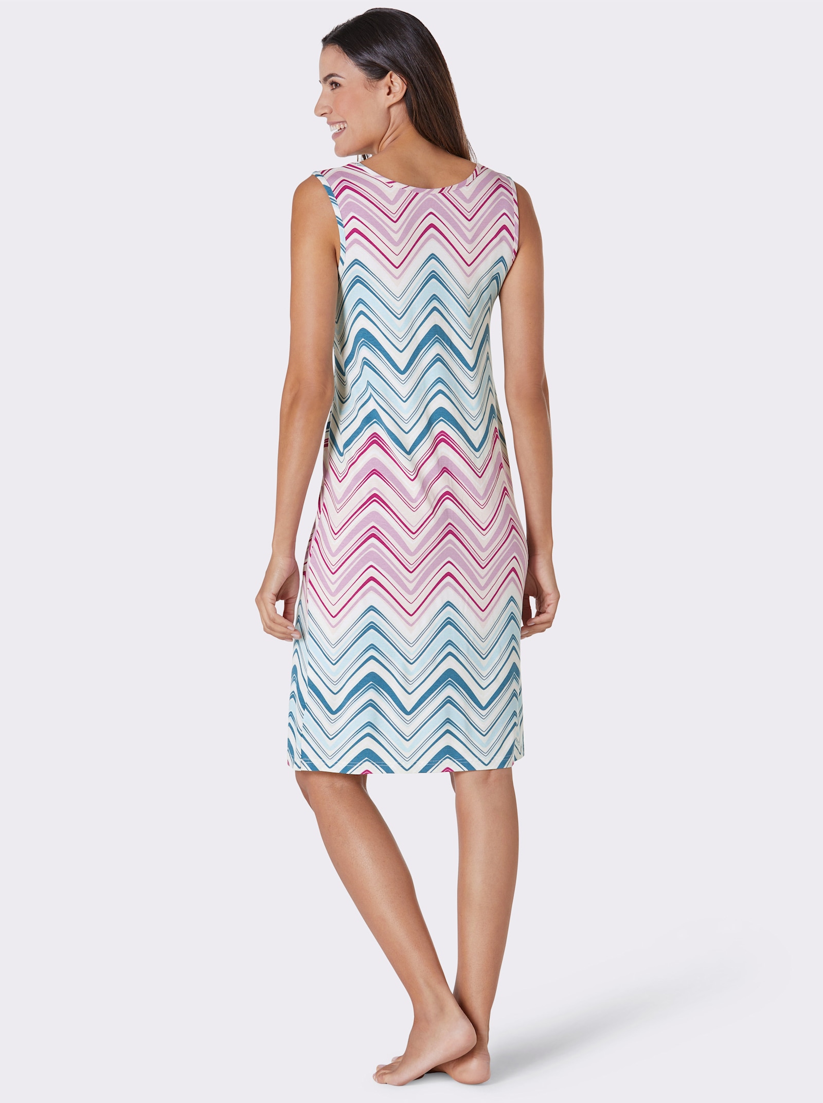 feel good Zomerjurk - topaas/magenta bedrukt