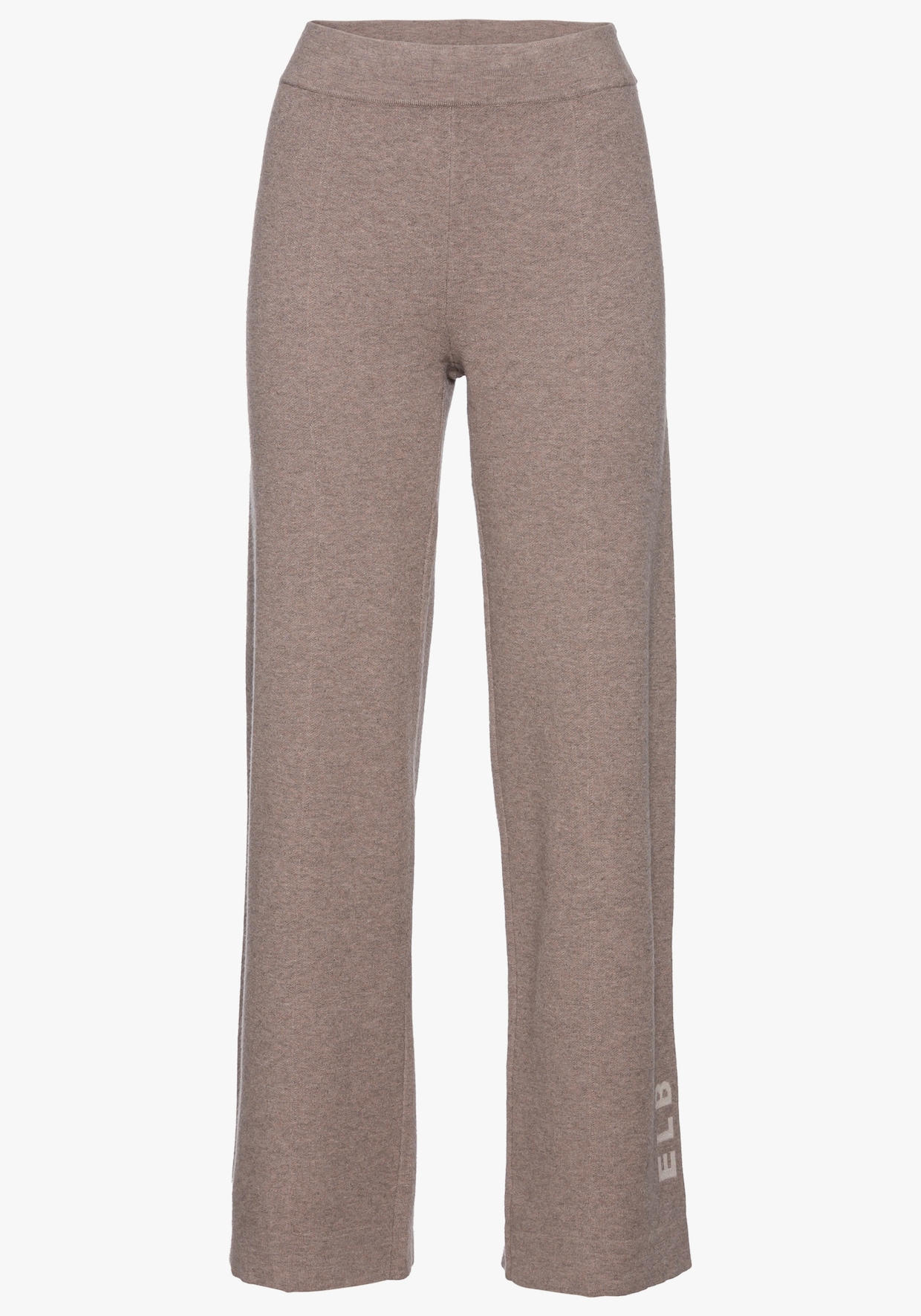 Elbsand Broek van tricot - taupe