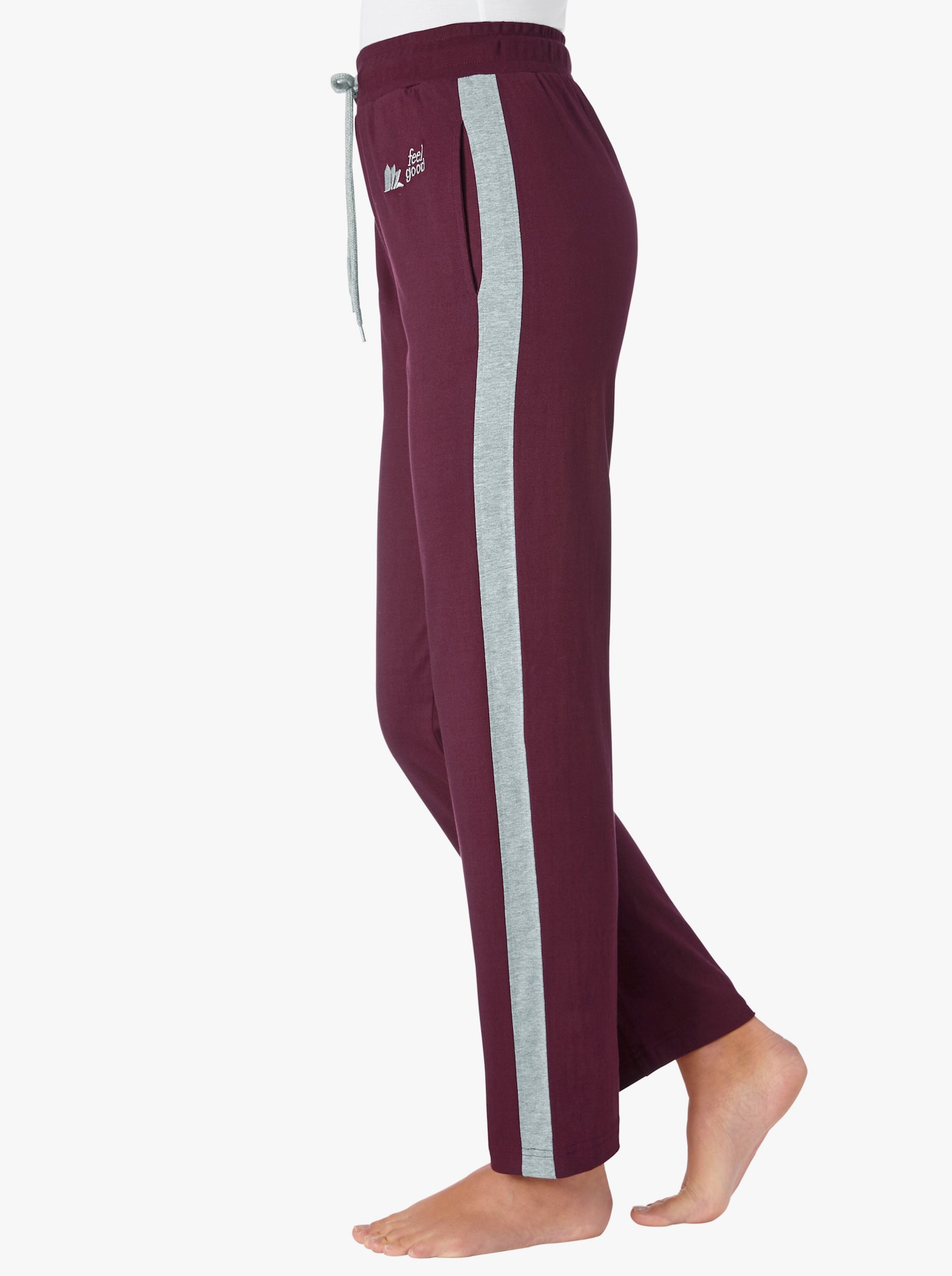 feel good Broek - bessenrood