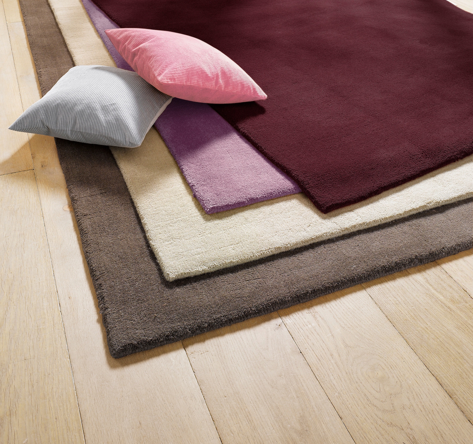 heine home Hochflorteppich - bordeaux