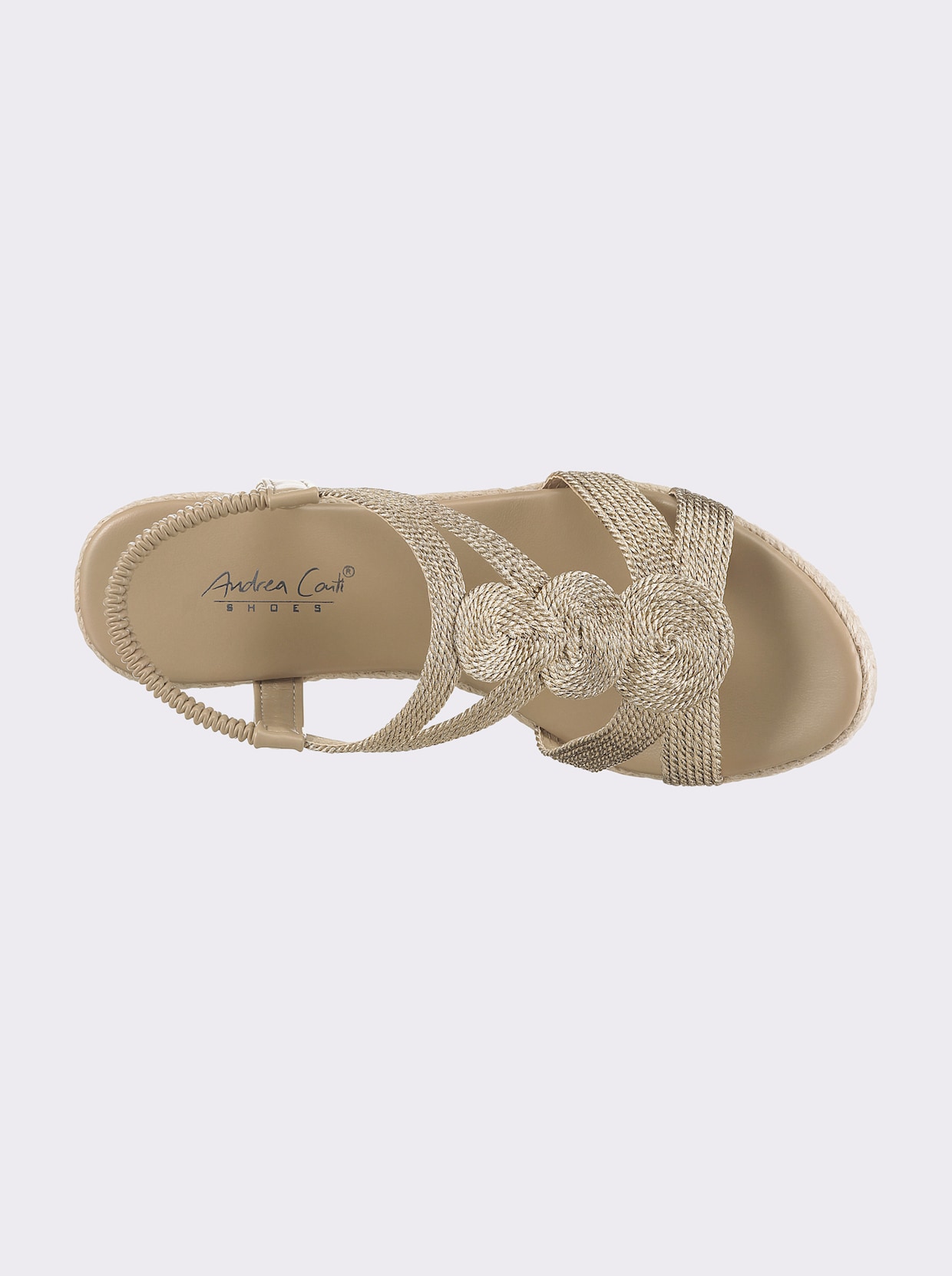 Andrea Conti Sandalette - bronzefarben