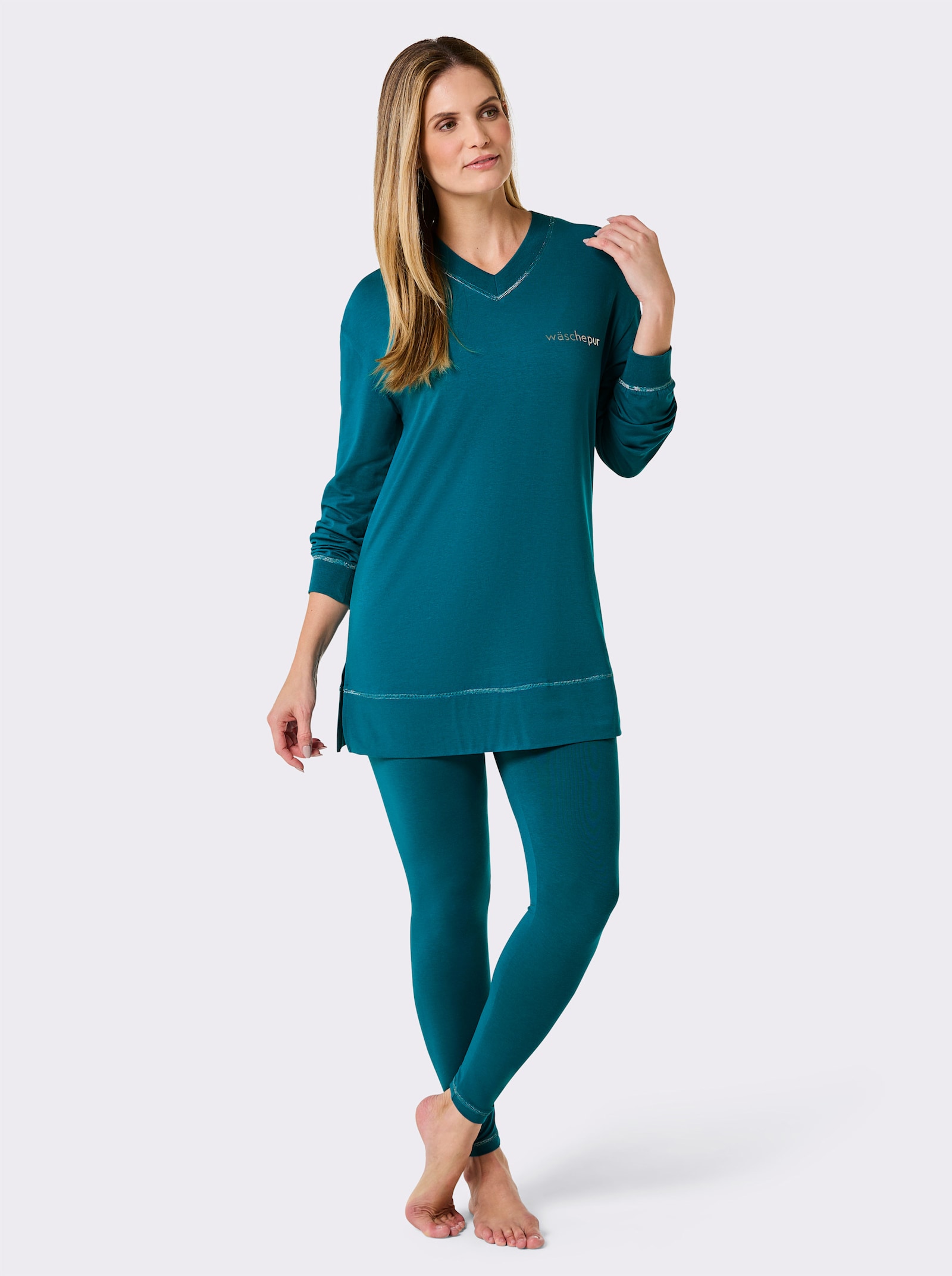 wäschepur Schlafanzug - aquapetrol