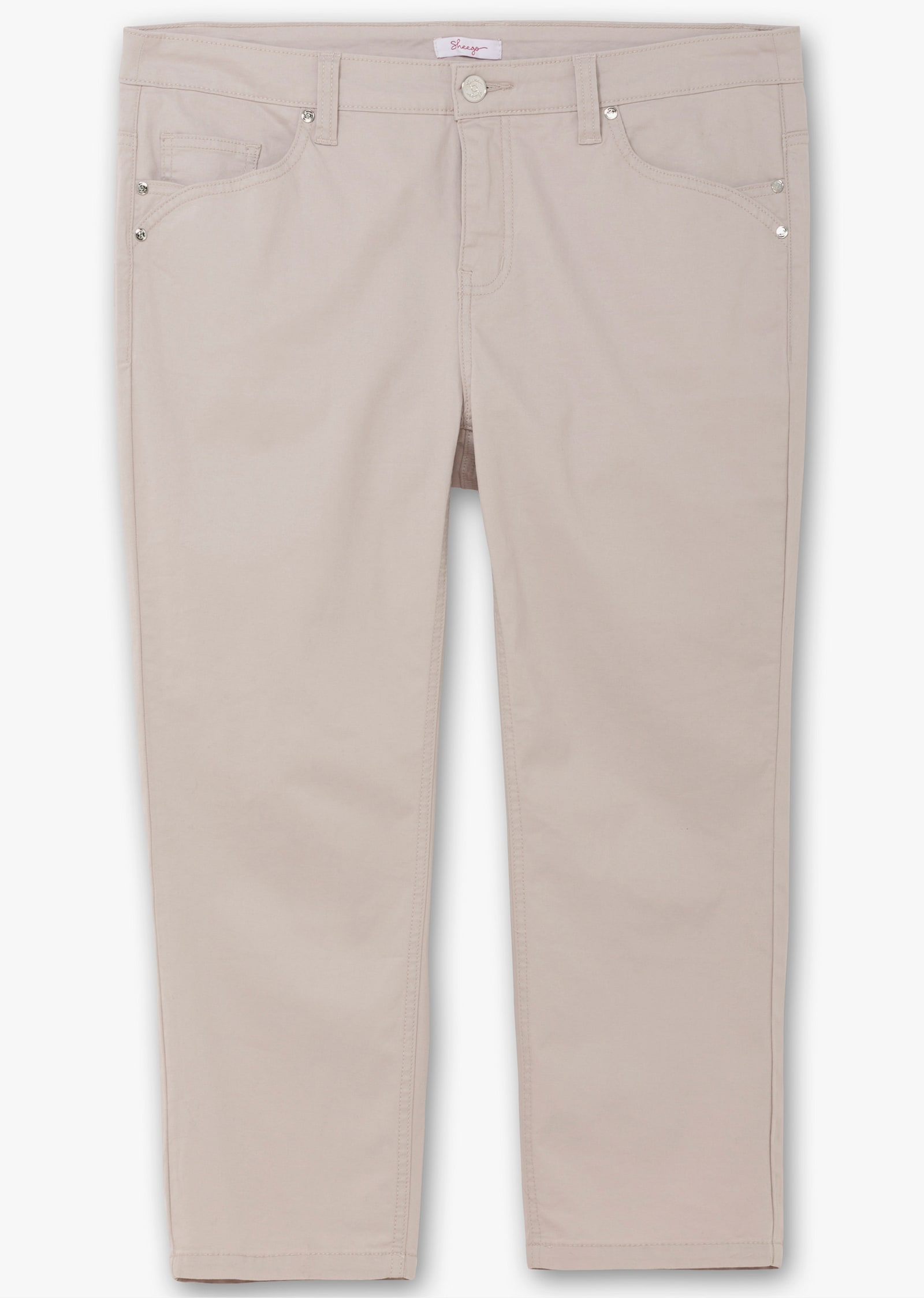 sheego 7/8-Hose im Curvy-Schnitt SUSANNE - beige