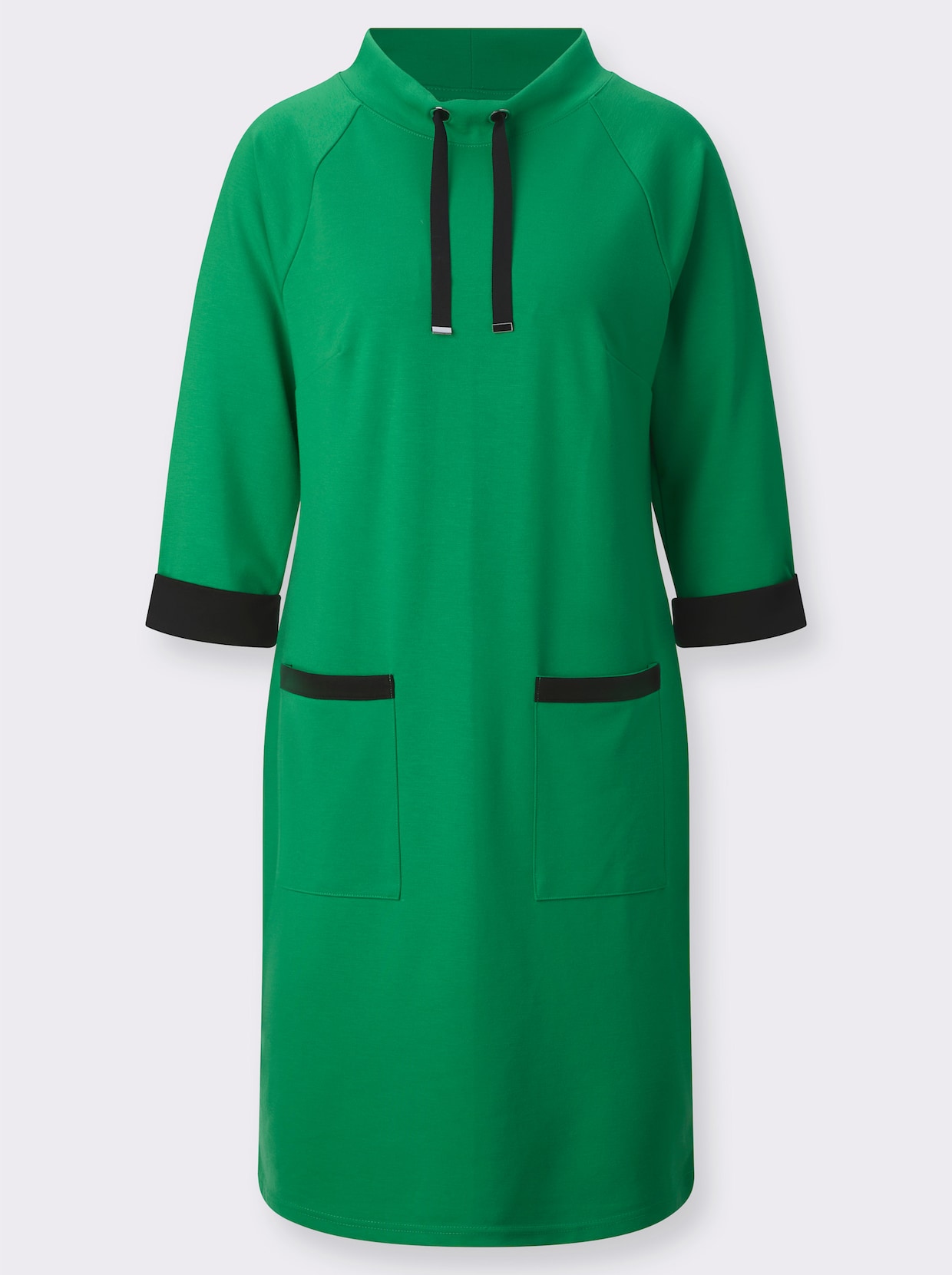 Jersey jurk - grasgroen