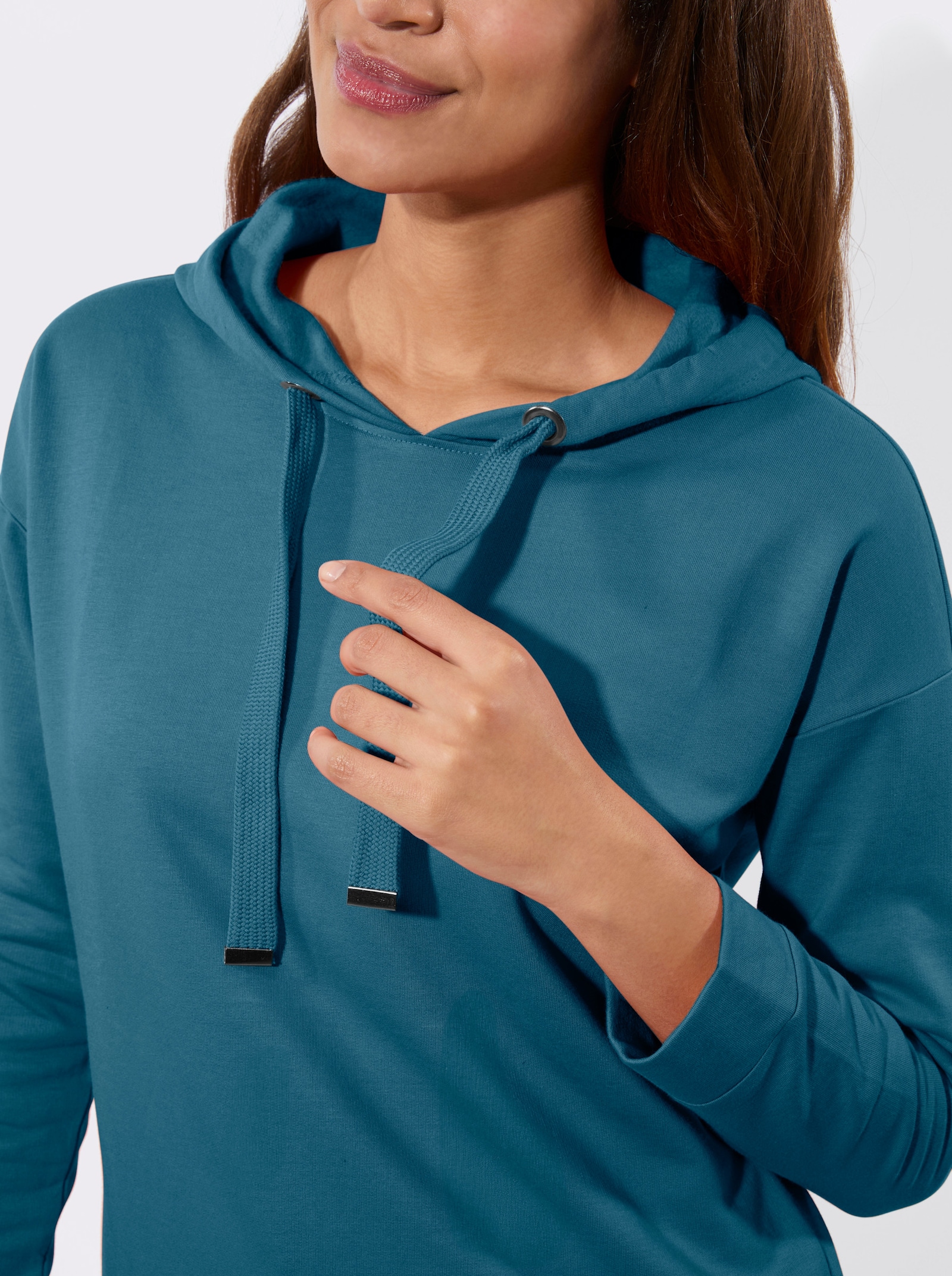 Sweatshirt mit Kapuze - topas