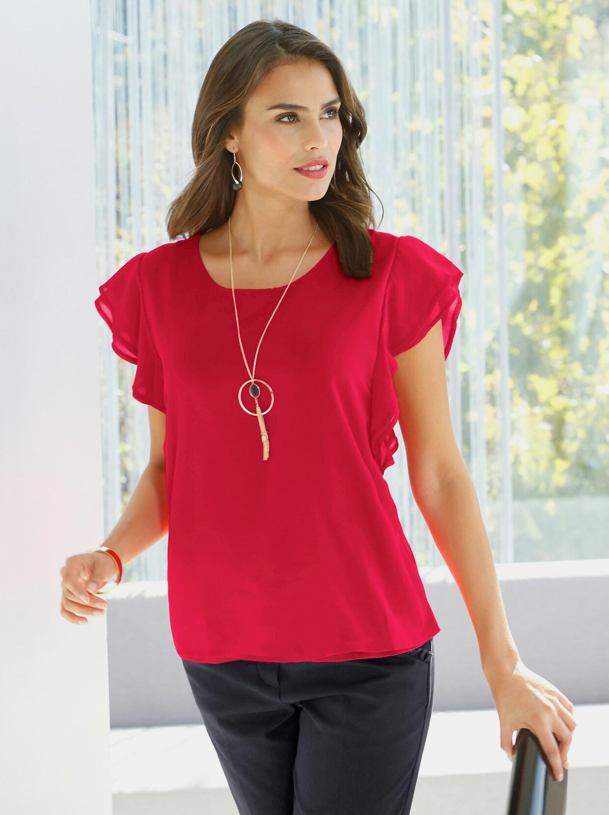 Shirt met korte mouwen - rood