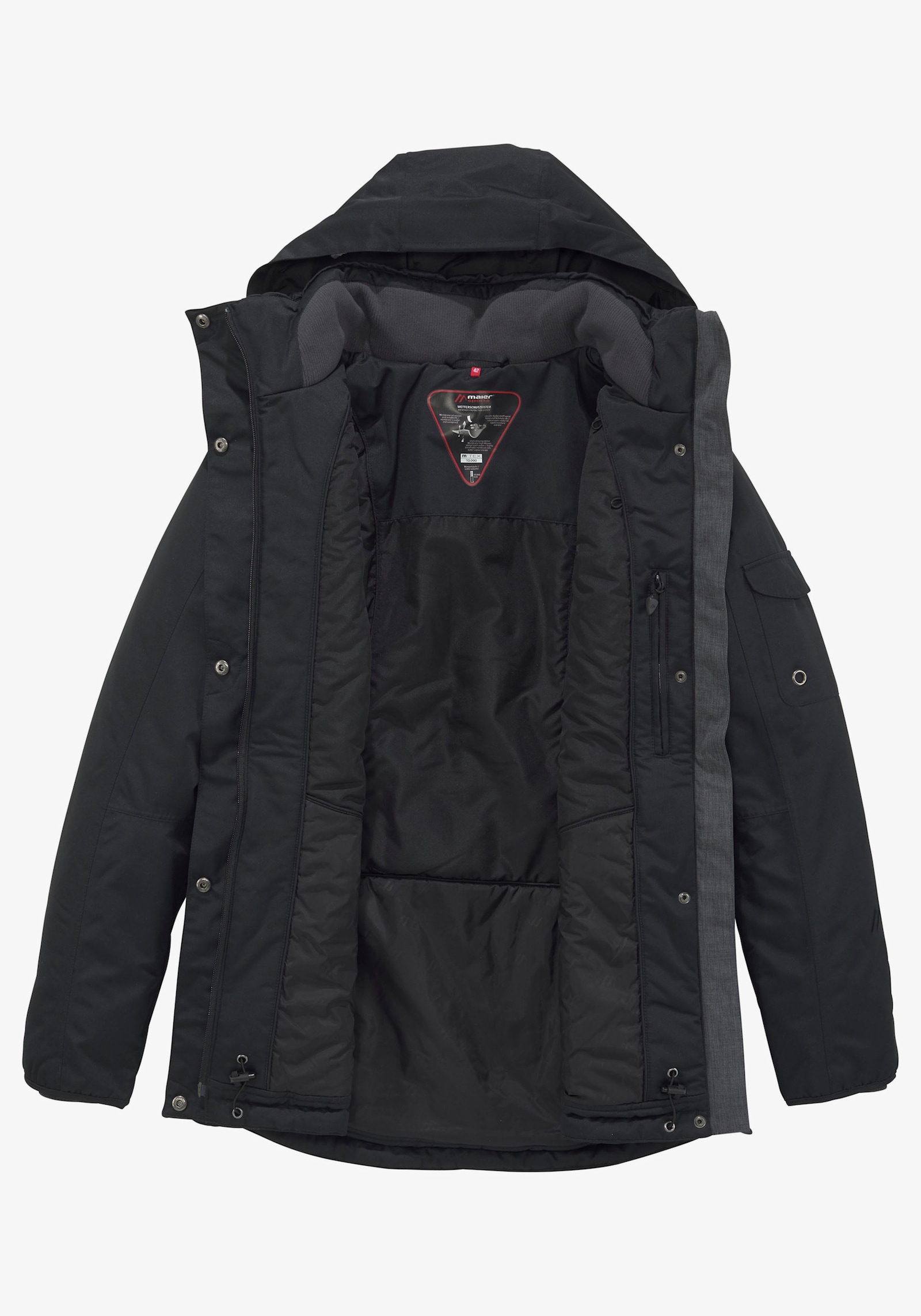 Maier Sports Winterjacke - schwarz