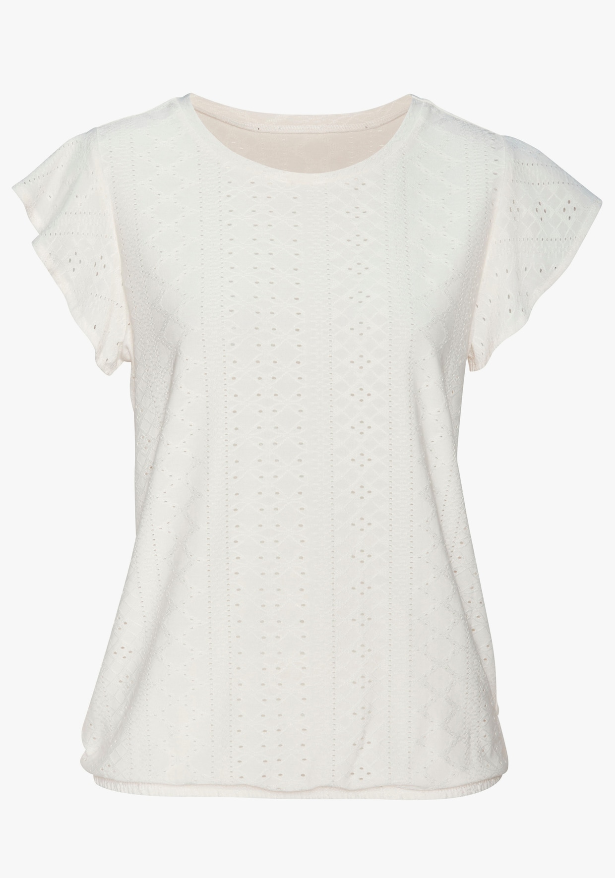 Vivance T-shirt - crème, zwart