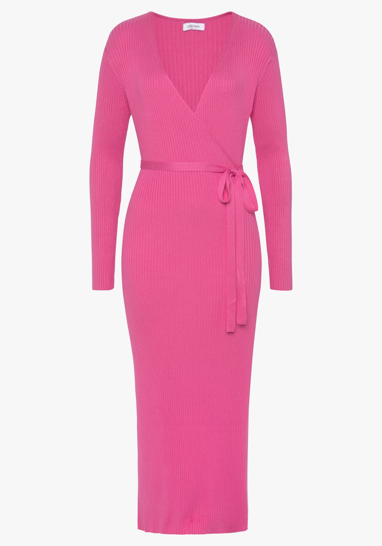 LASCANA Robe en tricot - fuchsia