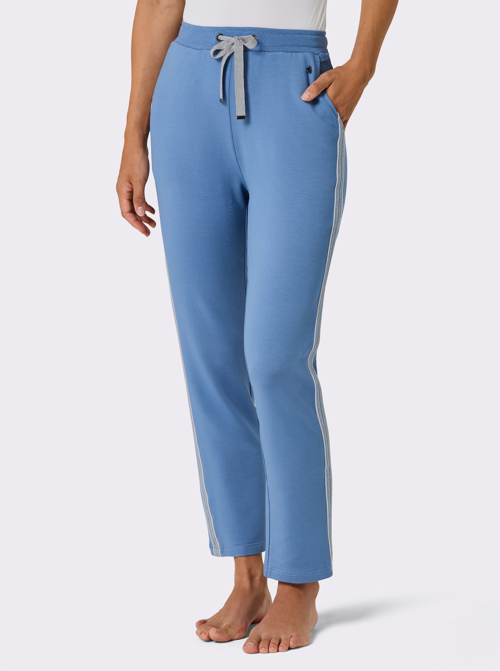 CREATION L PREMIUM Modal-Viskose-Hose - mittelblau