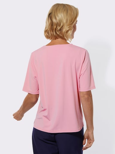 Rundhalsshirt - rosé
