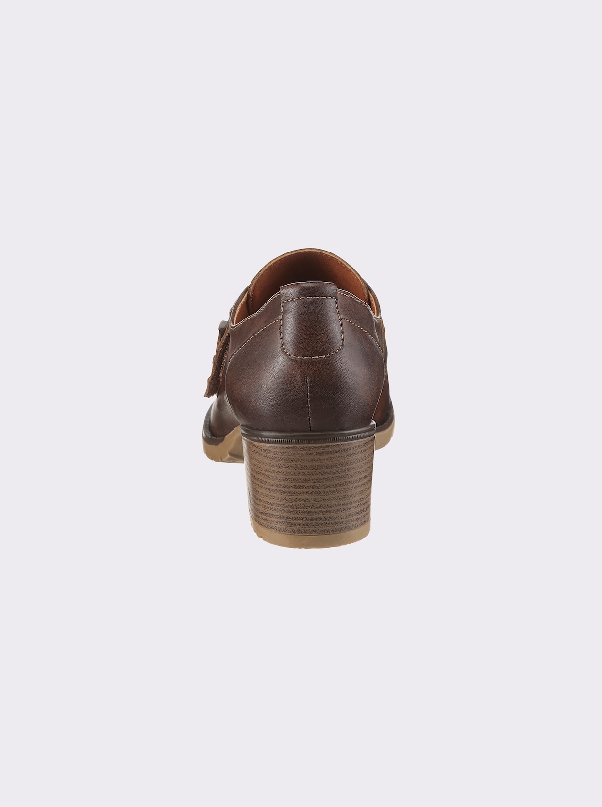 heine Hoogfrontpumps - bruin