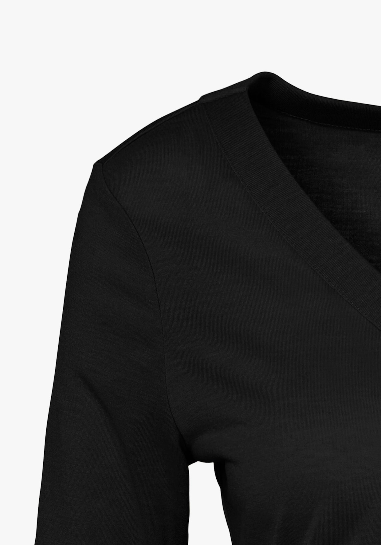 LASCANA 3/4-Arm-Shirt - schwarz